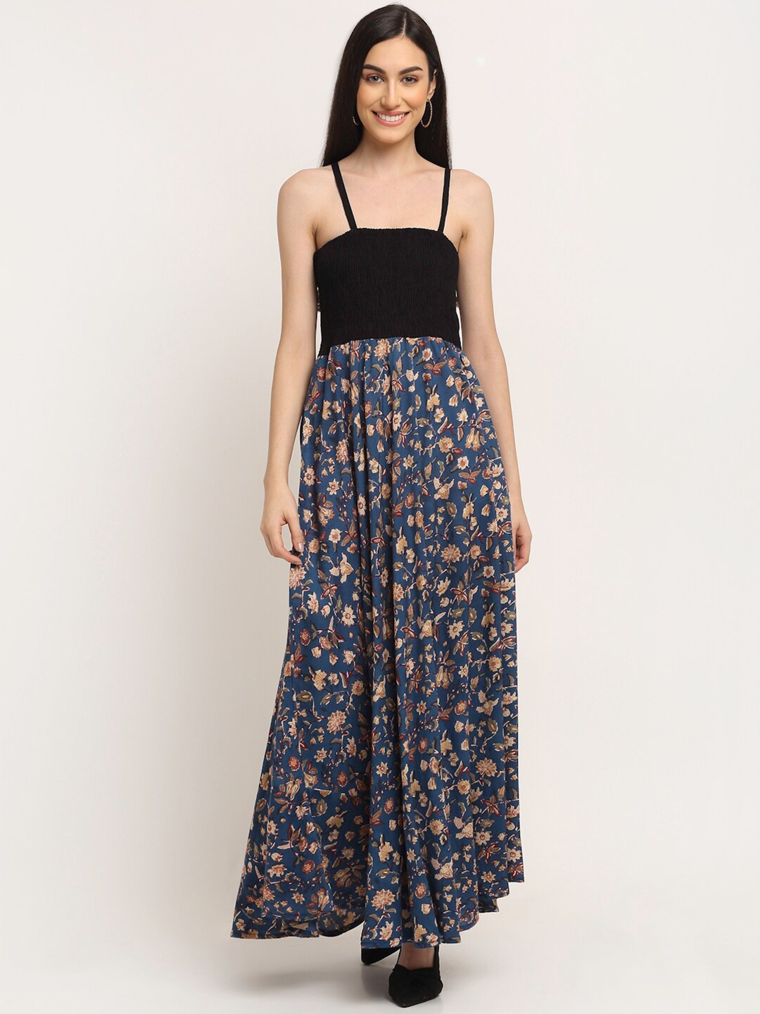 

Aawari Blue Floral Maxi Dress