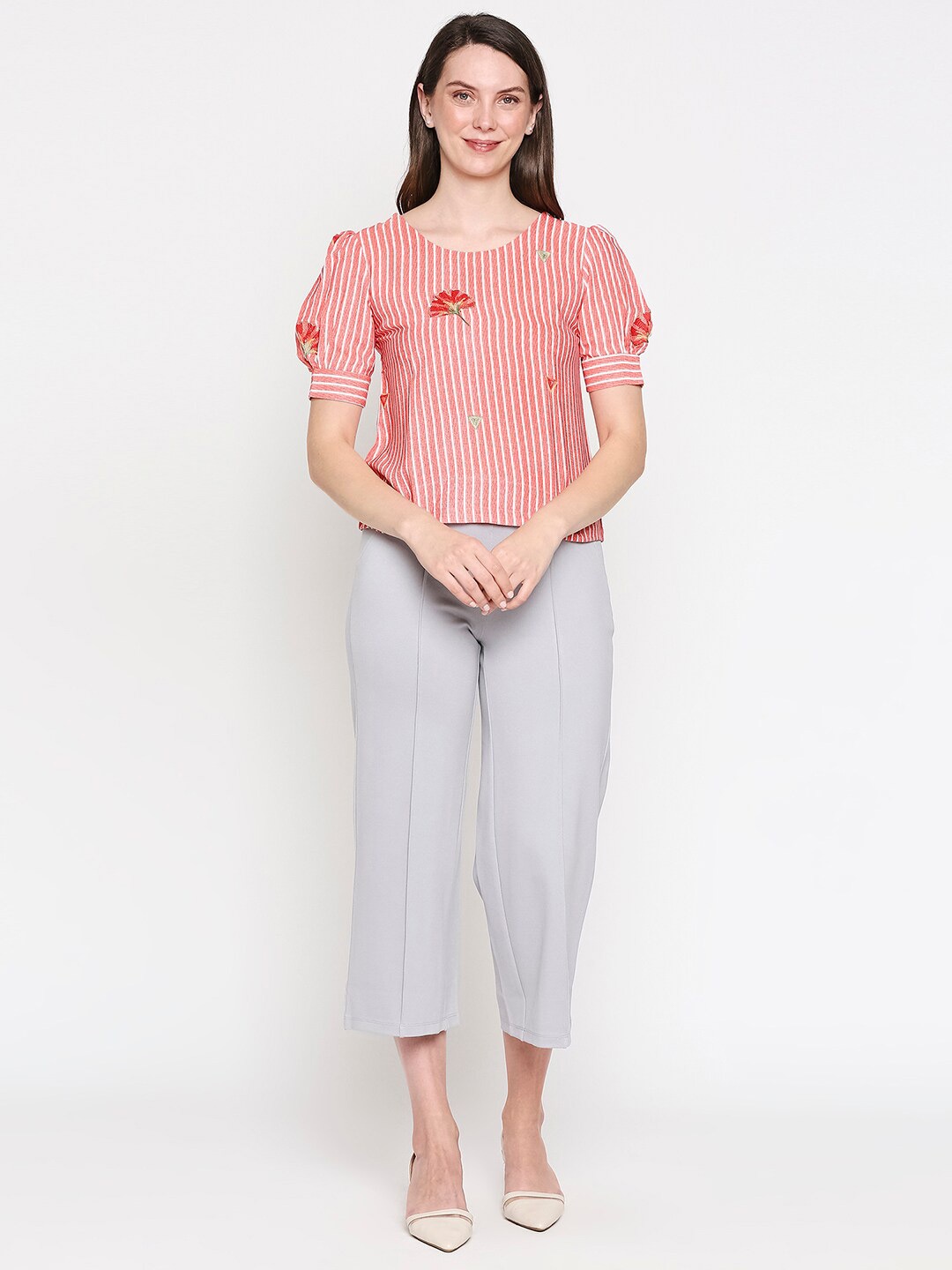 

inocenCia Top & capri pant, Red