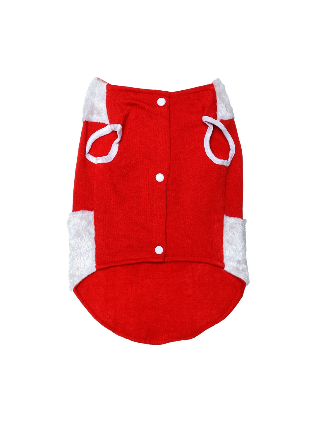 

Lulala Red & White Self-Design Christmas Dog Dress