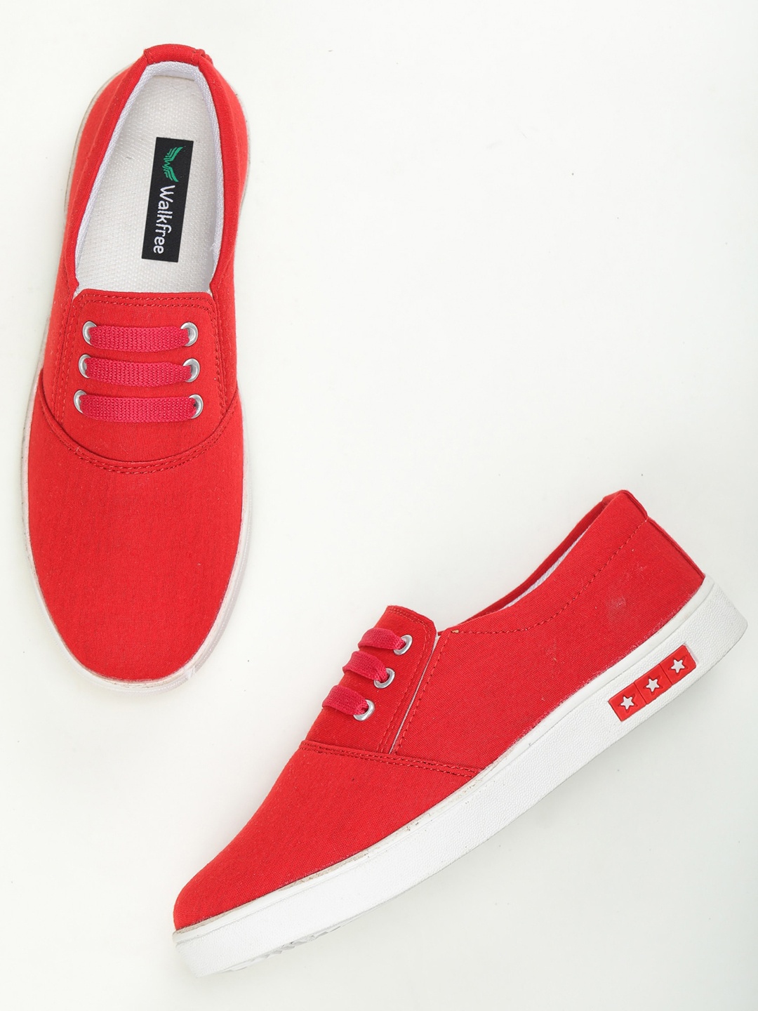 

Walkfree Women Red Sneakers