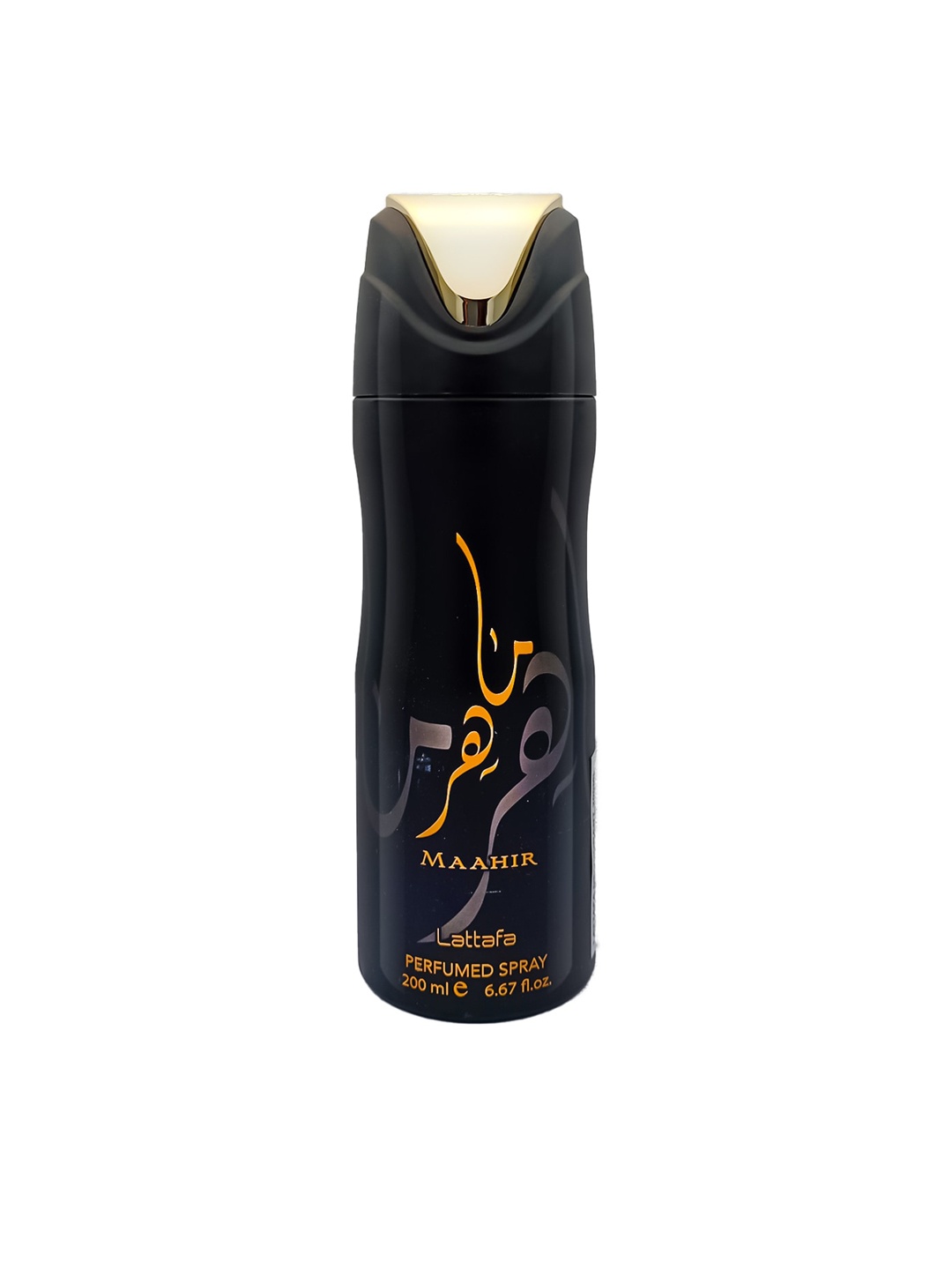 

Lattafa Maahir Perfumed Deodorant Spray - 200ml, Black
