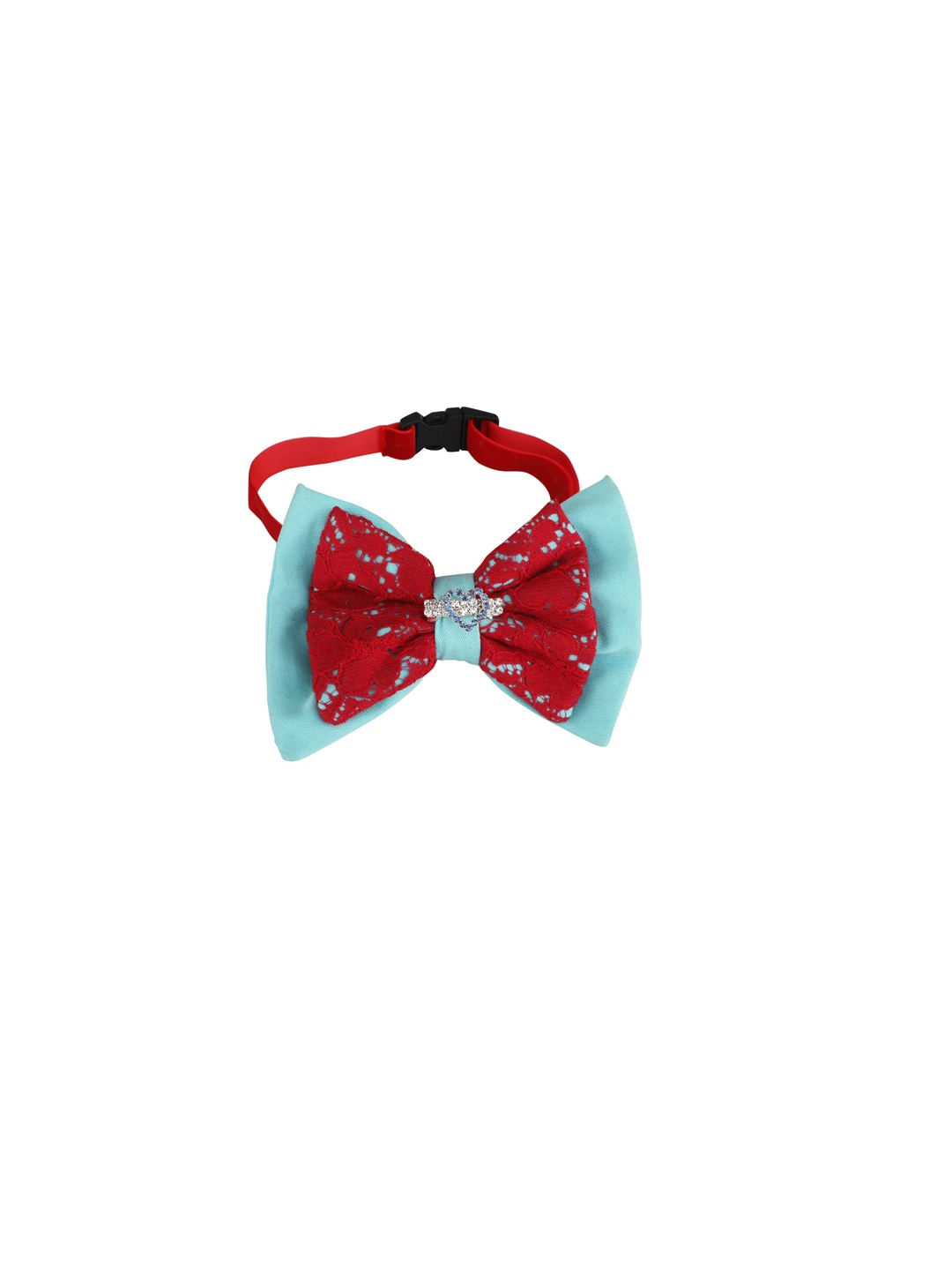 

Emily Pets Red & Blue Designer Dog Bow Tie