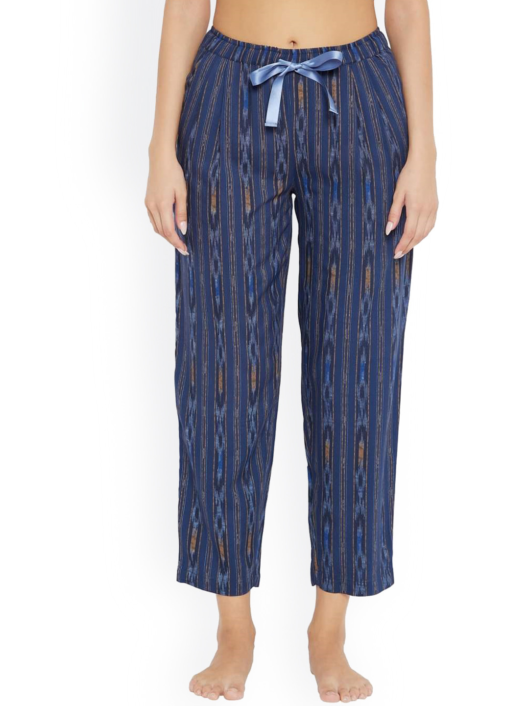 

Style SHOES Women Blue & Brown Printed Cotton Pyjamas