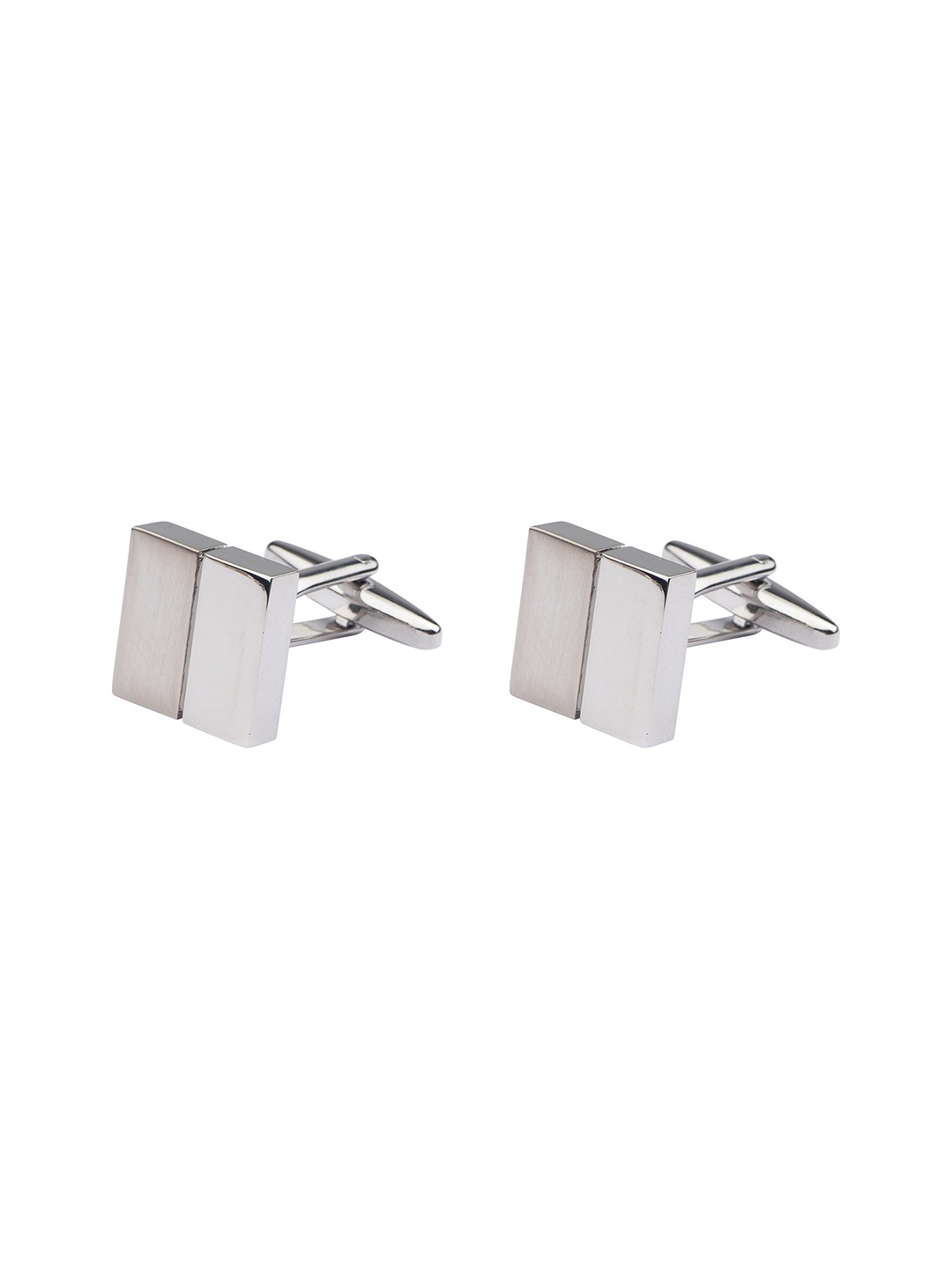 

The Tie Hub Silver-Toned Cufflink