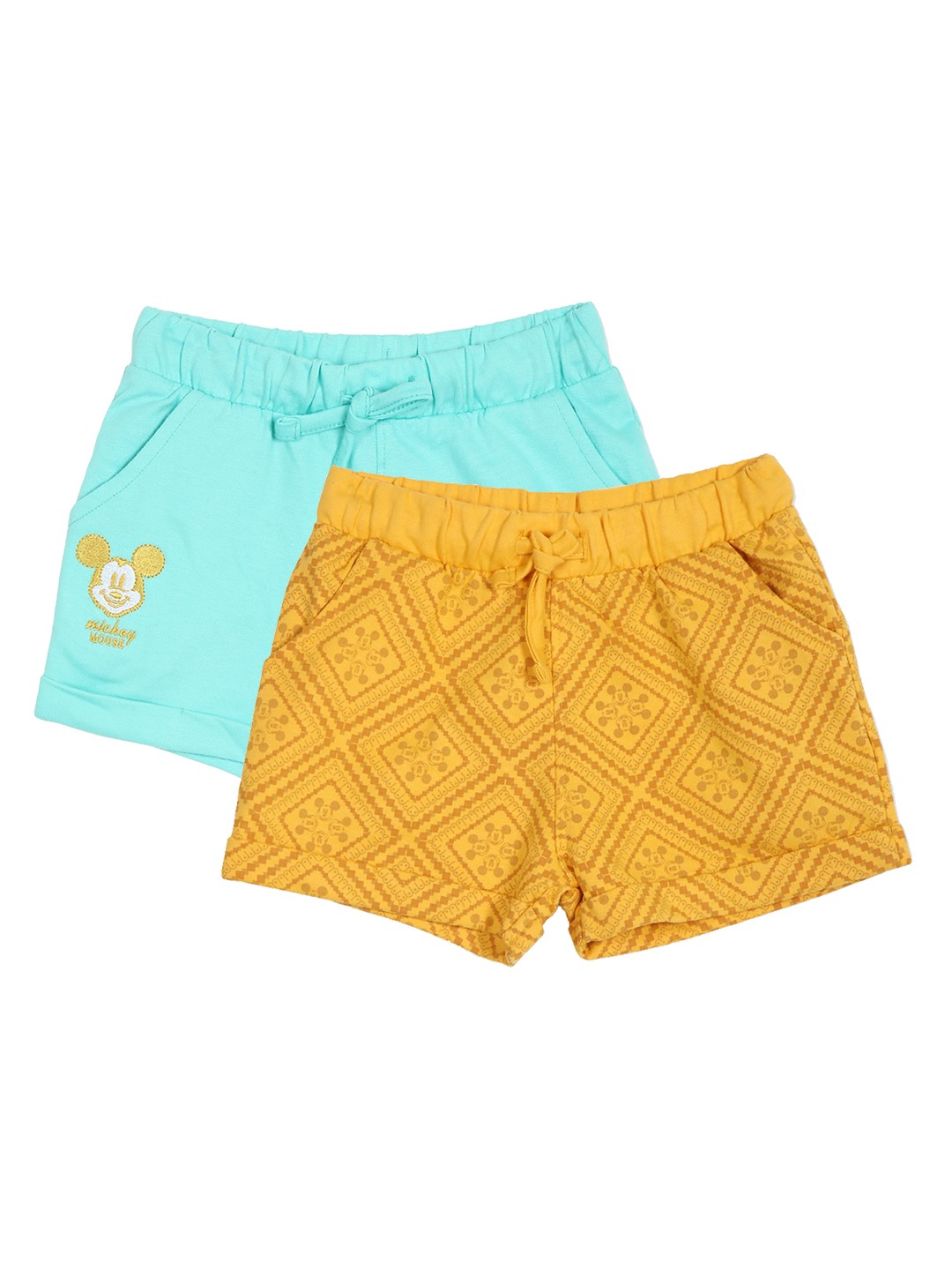

Colt Girls Pack Of 2 Mickey Mouse Shorts, Blue