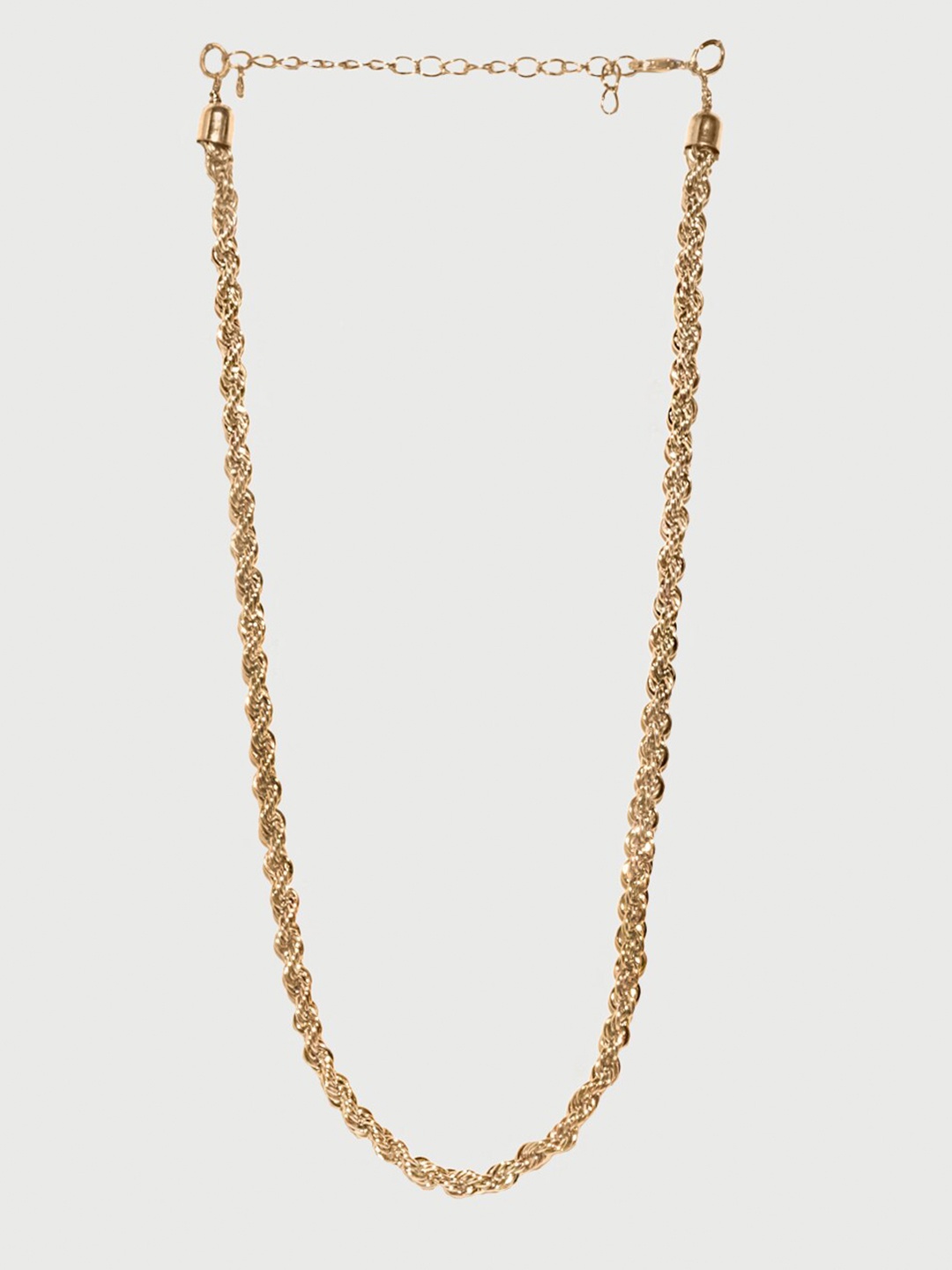 

ToniQ Gold-Plated Twisted Chunky Rope Necklace