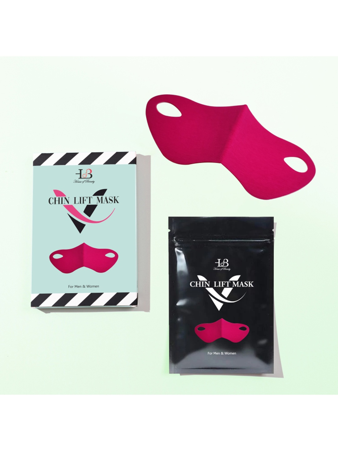 

House of Beauty Pink V Chin Lift Mask