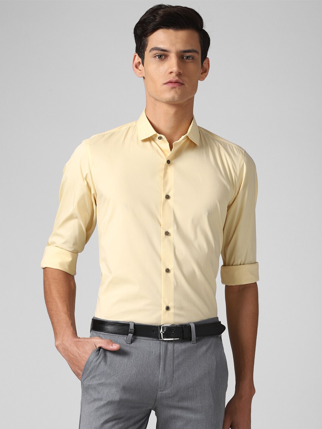 

Louis Philippe Sport Men Yellow Slim Fit Casual Shirt