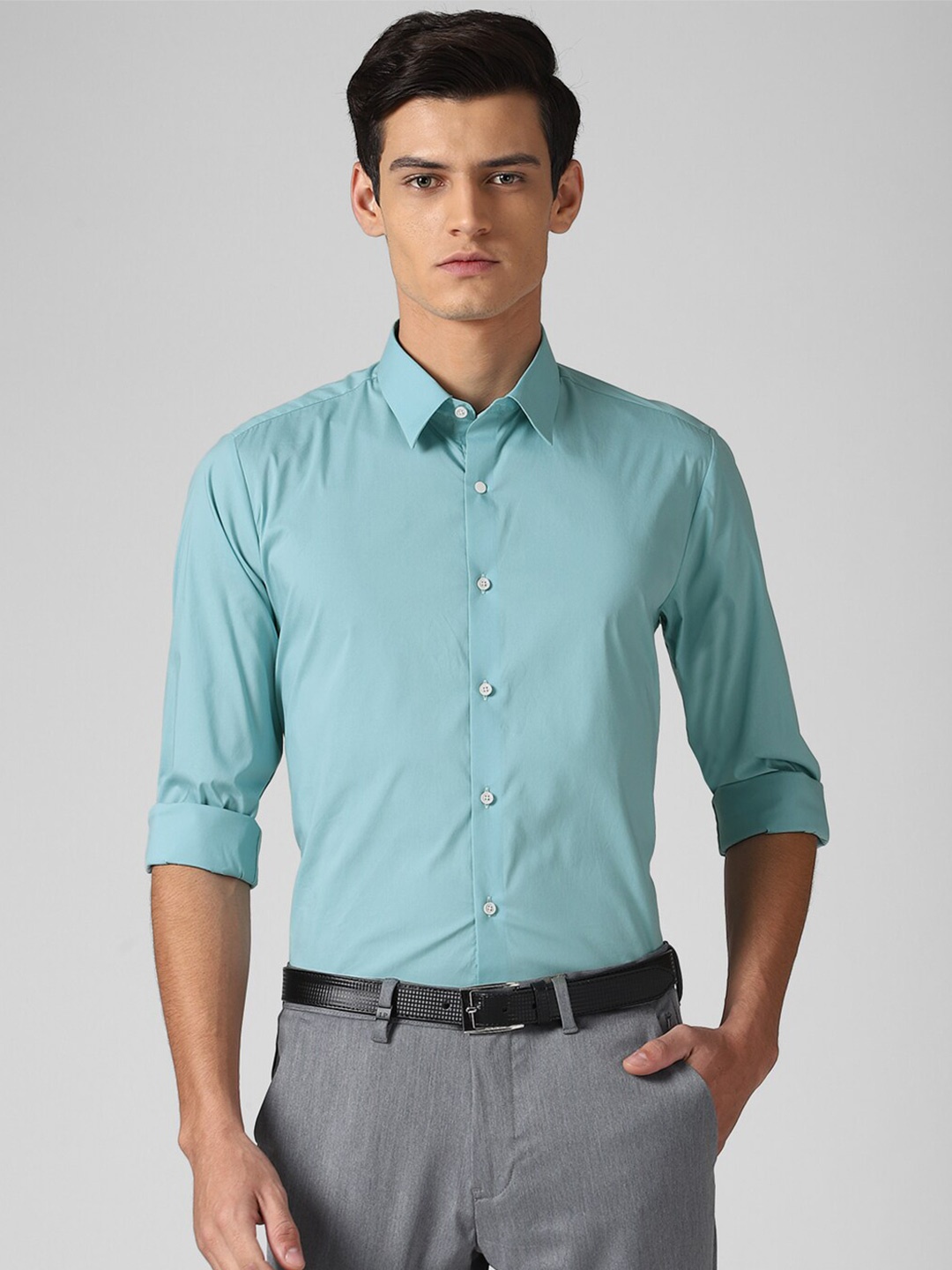 

Louis Philippe Sport Men Blue Slim Fit Casual Shirt
