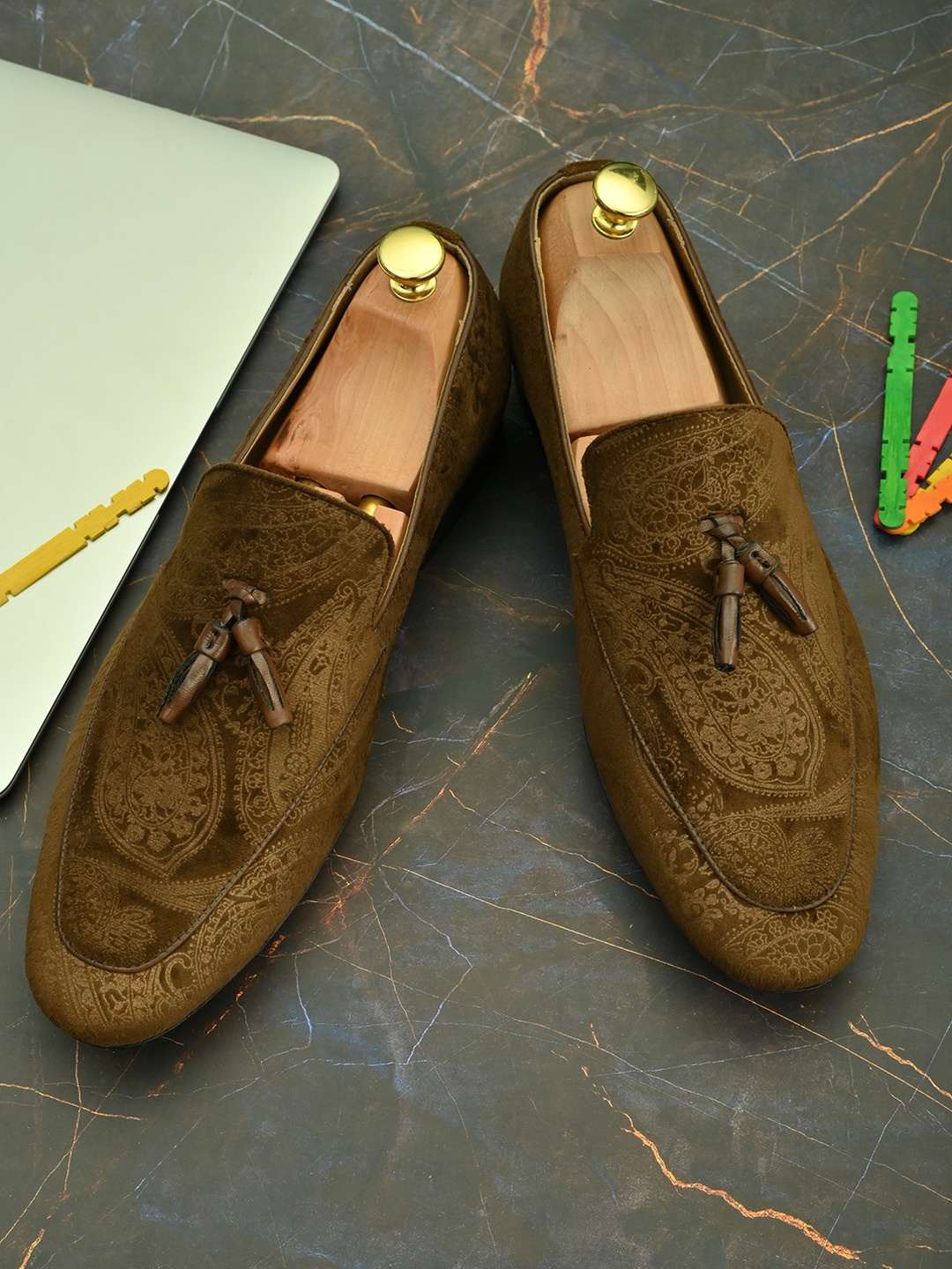 

San Frissco Men Brown Party Loafers