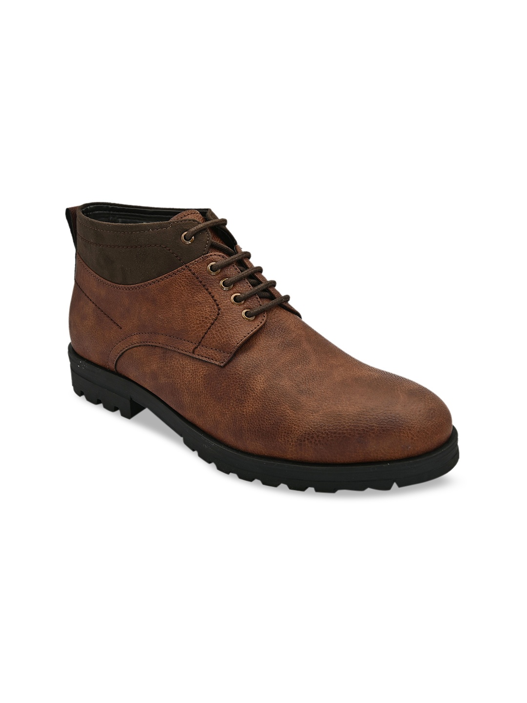 

San Frissco Men Brown Flat Boots