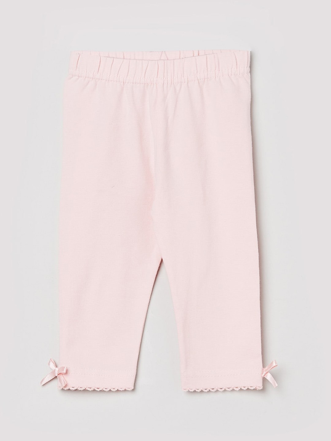 

max Girls Pink Solid Leggings