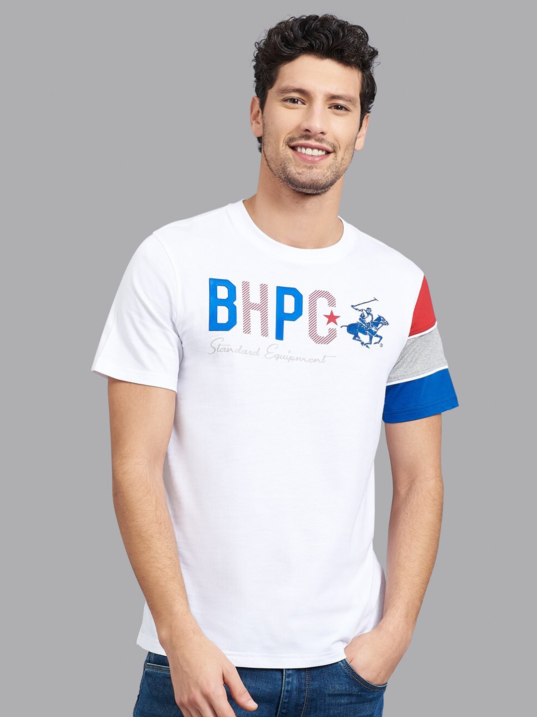 

Beverly Hills Polo Club Men White T-shirt