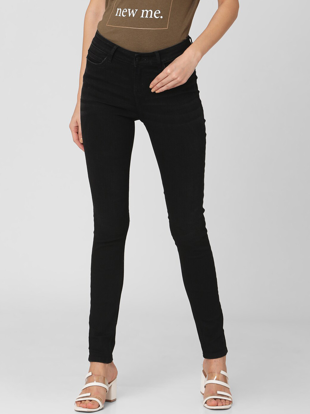 

Vero Moda Women Black Skinny Fit Jeans