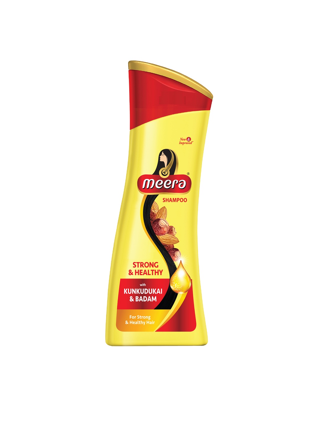 

Meera GOODNESS OF TRADITION Strong & Healthy Shampoo 180ml, Yellow