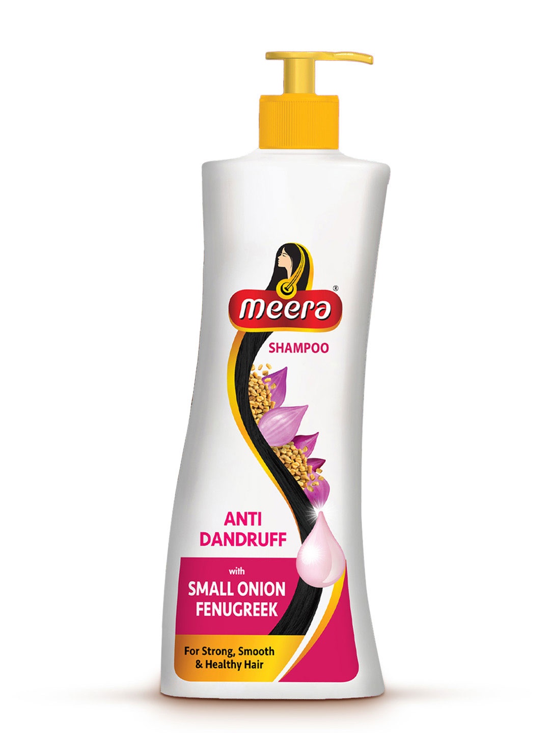 

Meera GOODNESS OF TRADITION Anti-Dandruff Shampoo with Small Onion & Fenugreek 340 ml, White