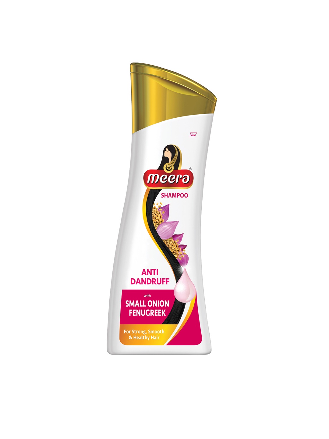 

Meera GOODNESS OF TRADITION Anti-Dandruff Shampoo 180ml, White