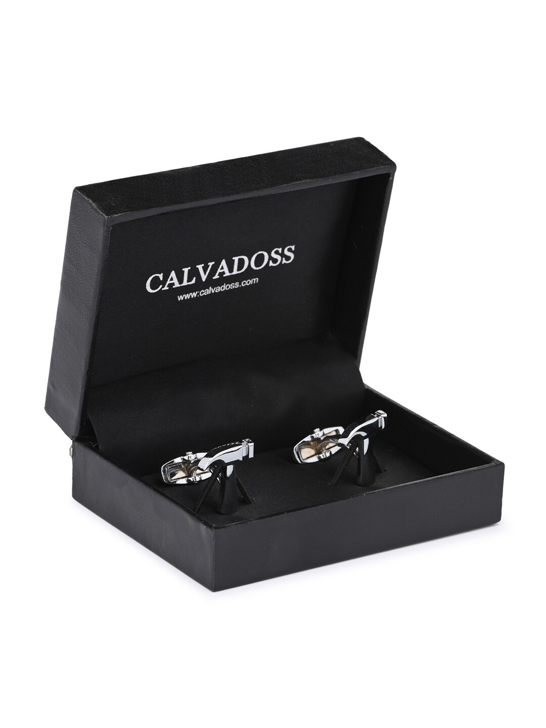 

Calvadoss Silver-Toned Quirky Cufflinks