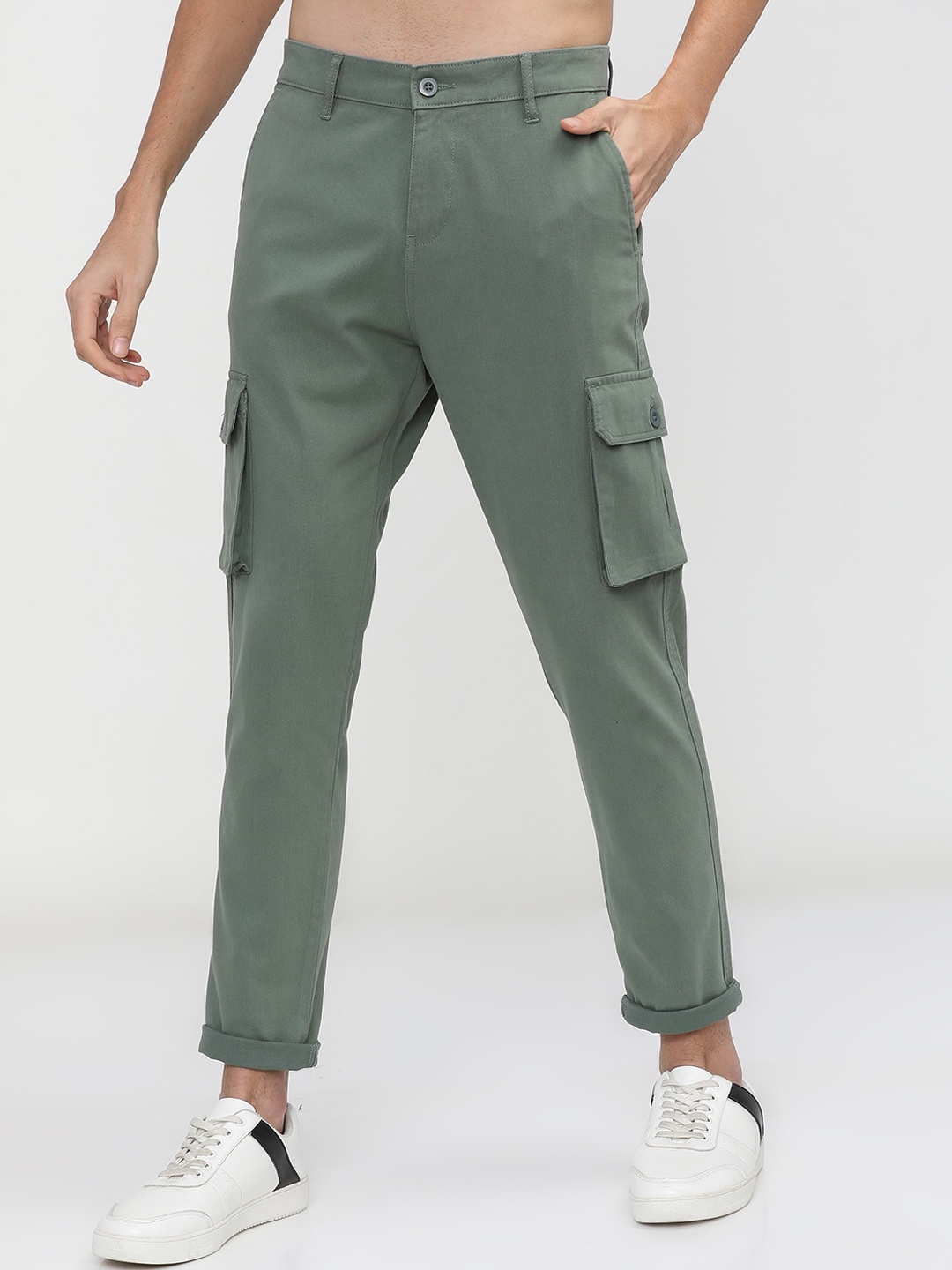 

HIGHLANDER Men Grey Slim Fit Laurel Wreath Chinos Trouser