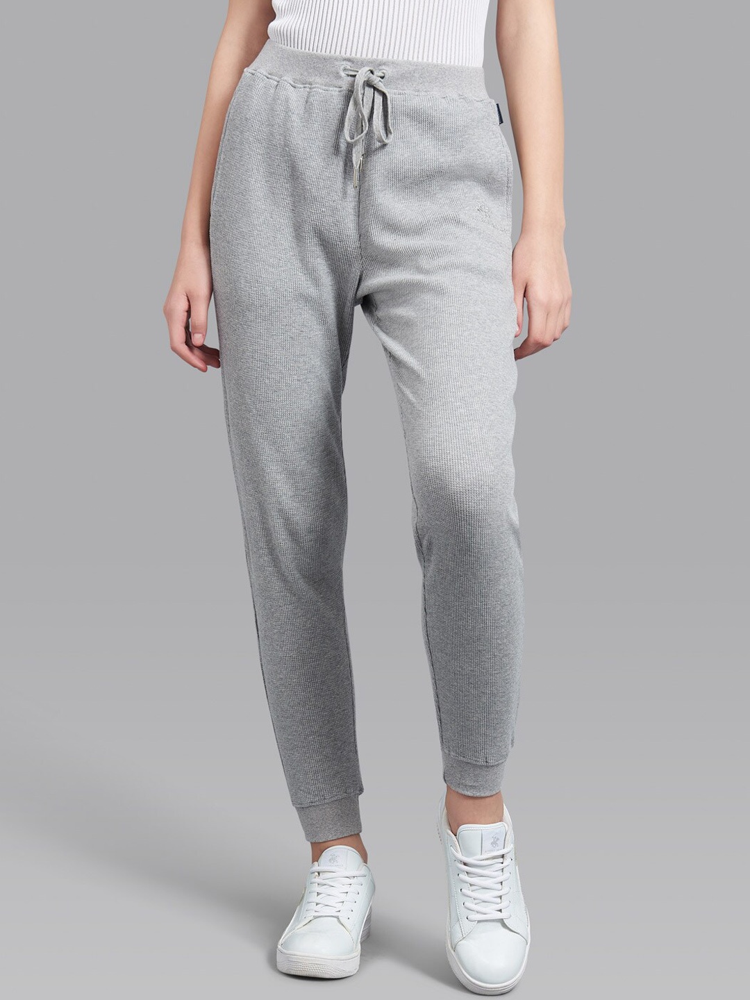

Beverly Hills Polo Club Women Grey Solid Joggers