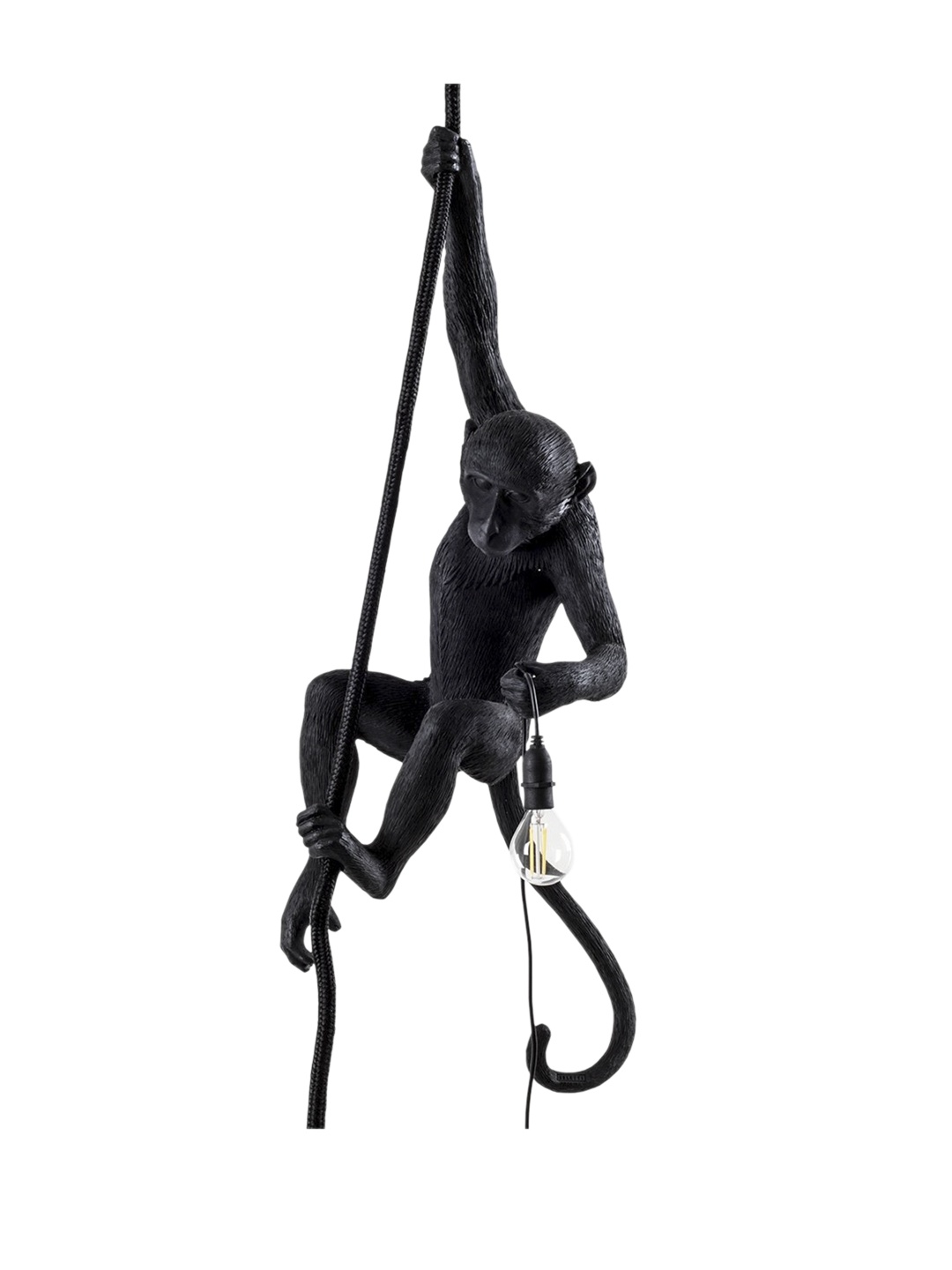 

THE ARTMENT Black Modern Art Monkey Decorative Lamp