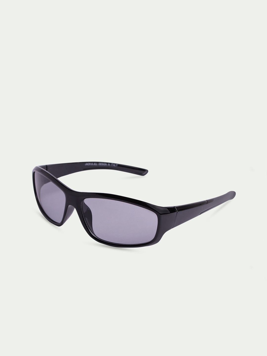 

DukieKooky Unisex Kids Black Sports Sunglasses, Grey