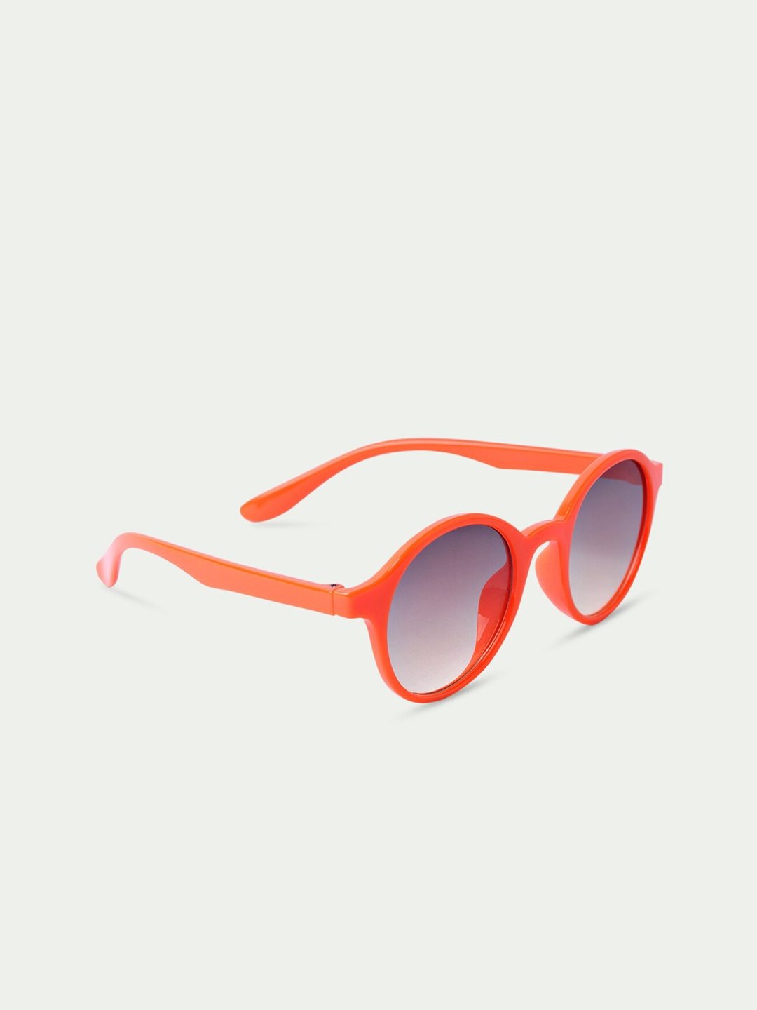 

DukieKooky Unisex Kids Grey Lens & Orange Round Sunglasses with UV Protected Lens DKSG326G