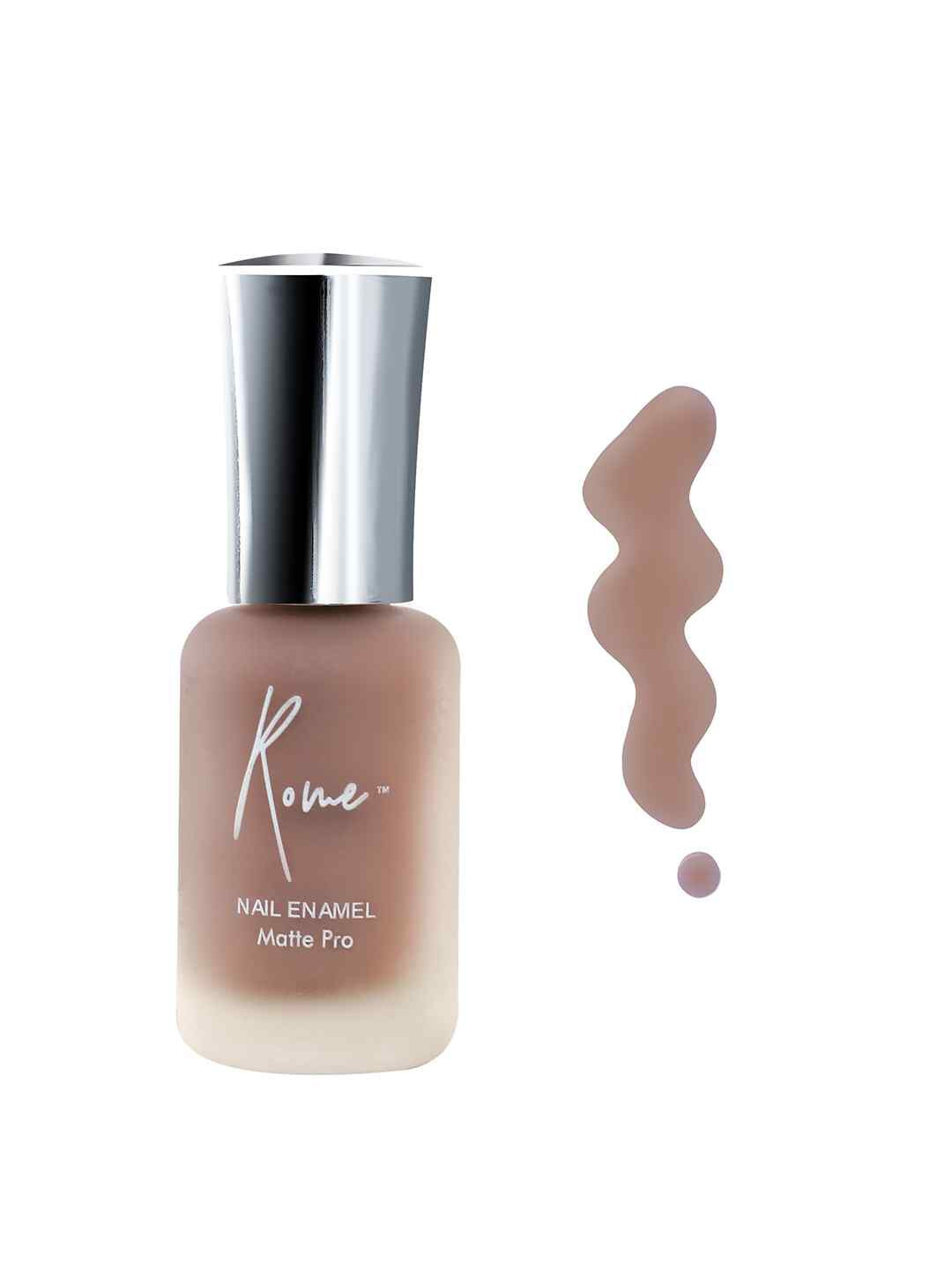 

Rome Matte Pro Nail Enamel - Walnut 8ml, Brown