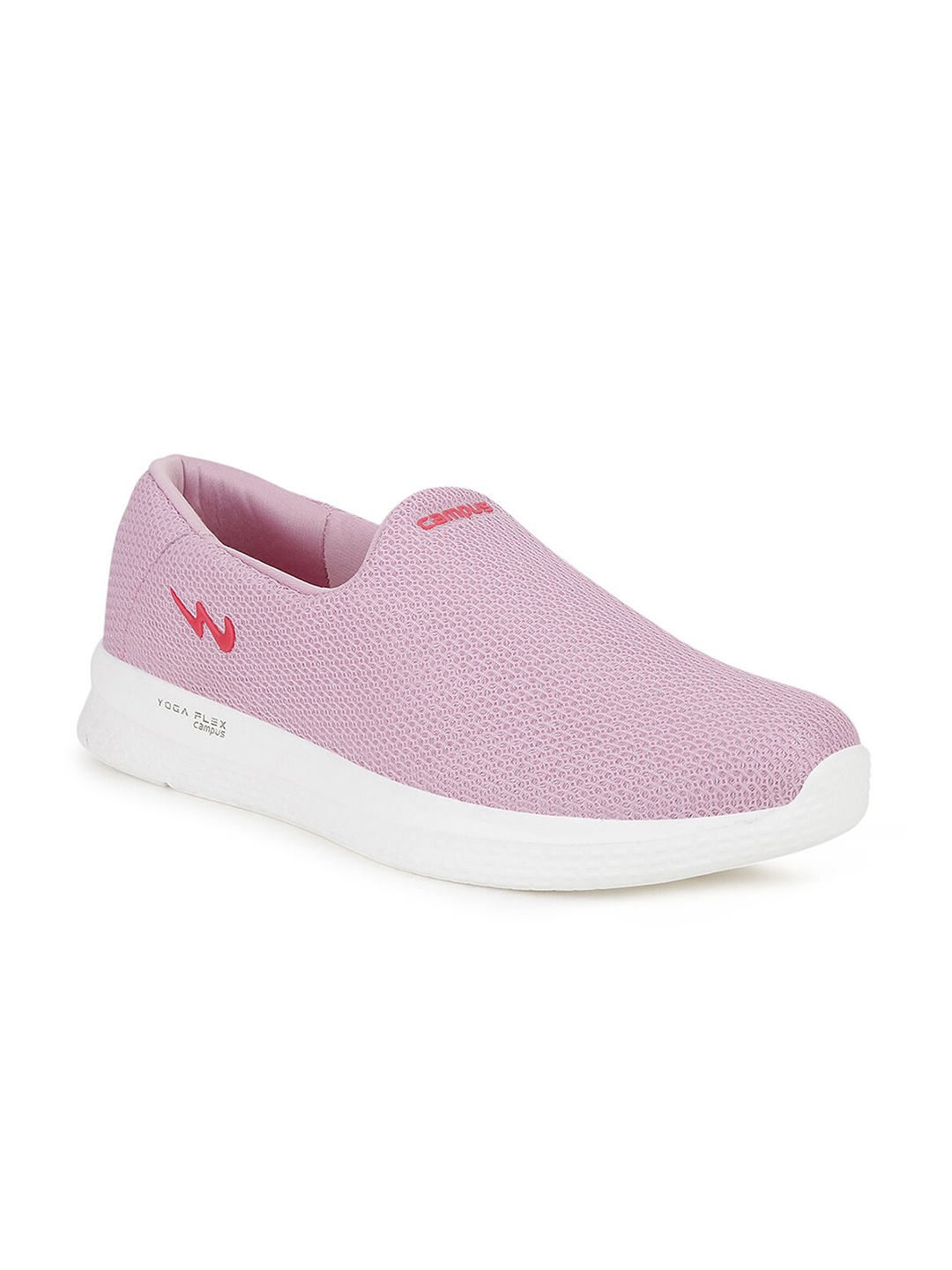 

Campus Women Mesh Walking Shoes, Pink