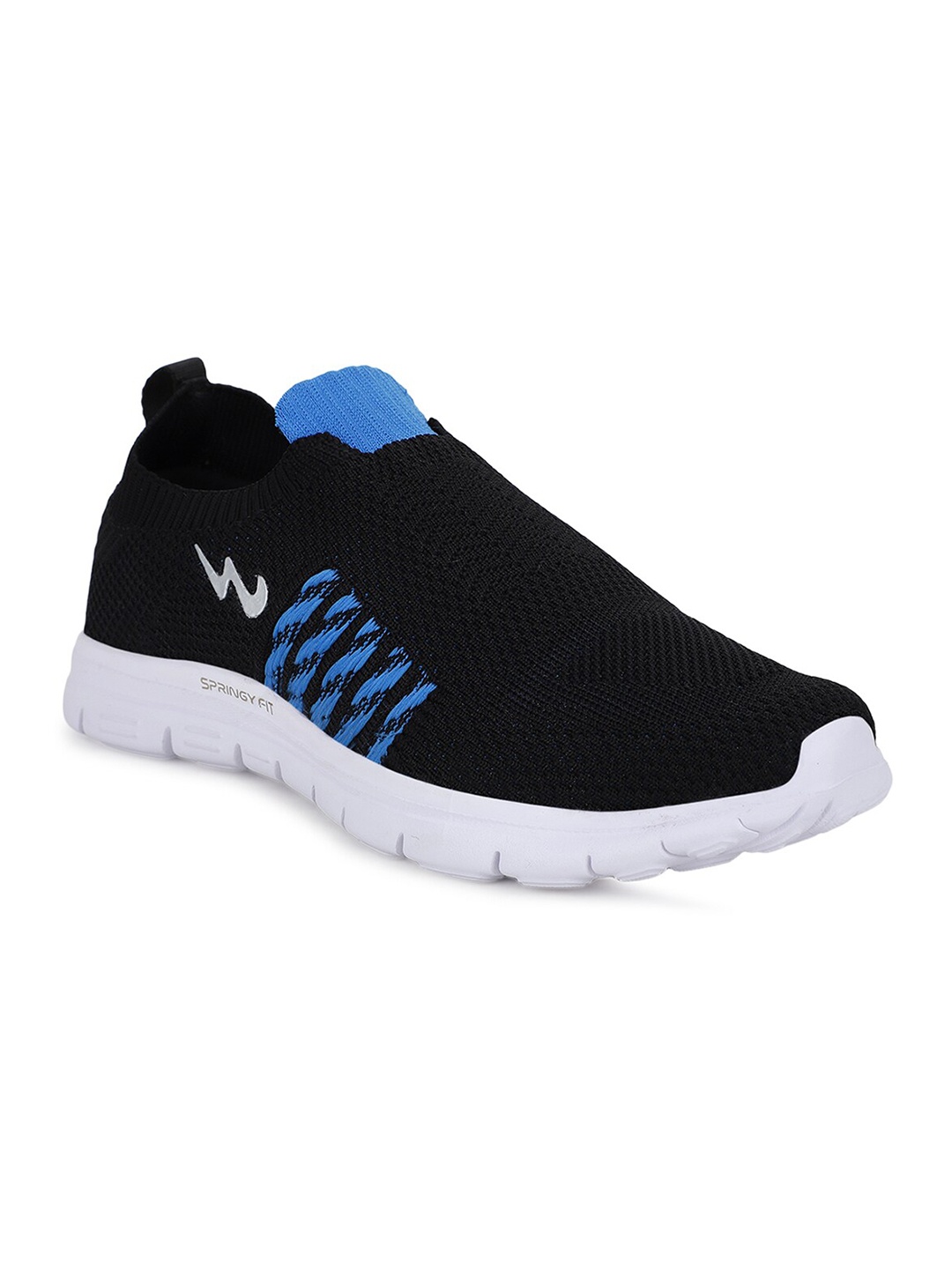 

Campus Women Black Mesh Running Shoes