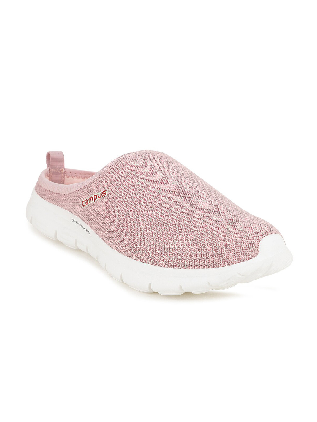 

Campus Women Peach-Coloured Mesh Walking Shoes