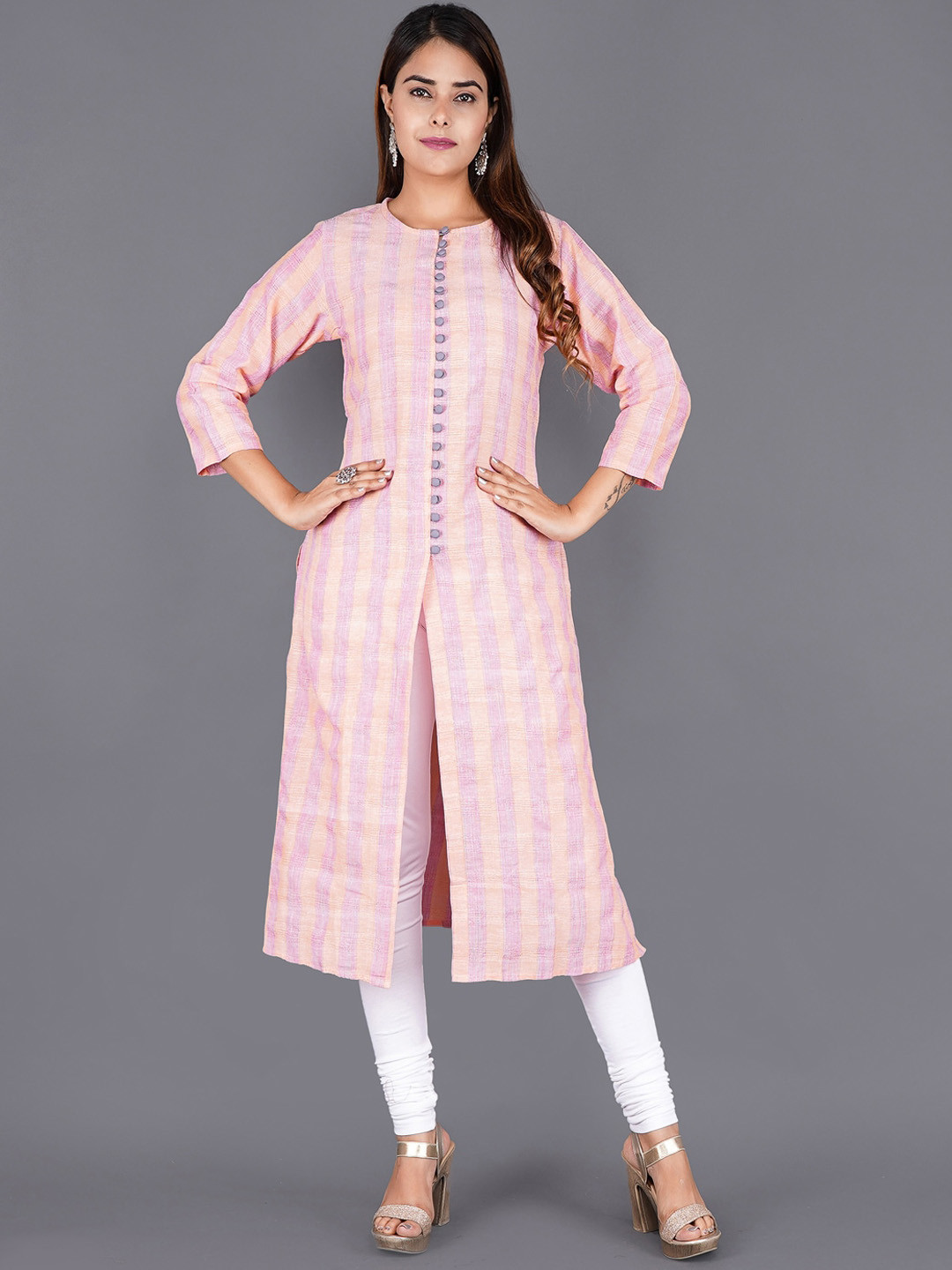 

KALINI Women Pink Kurta