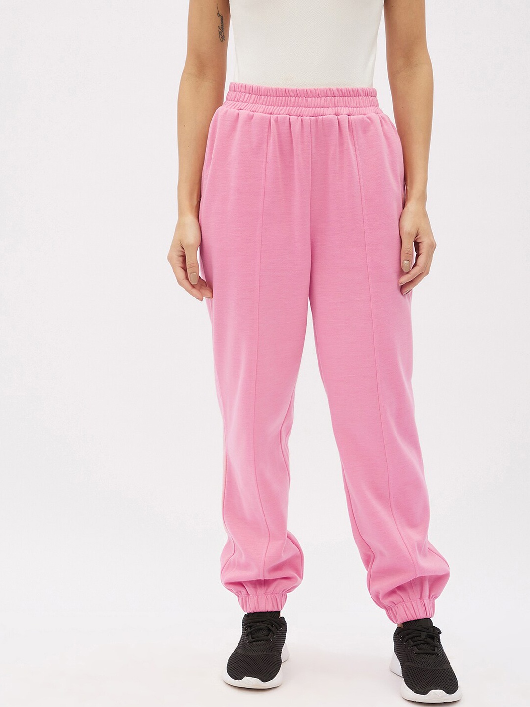 

Harpa Women Pink Solid Joggers