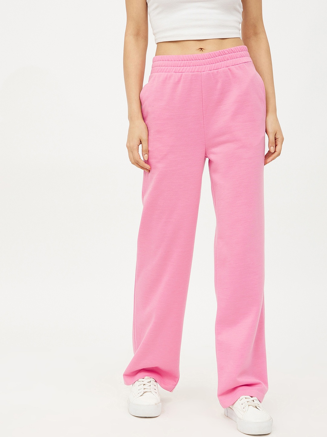 

Harpa Women Pink Solid track Pants