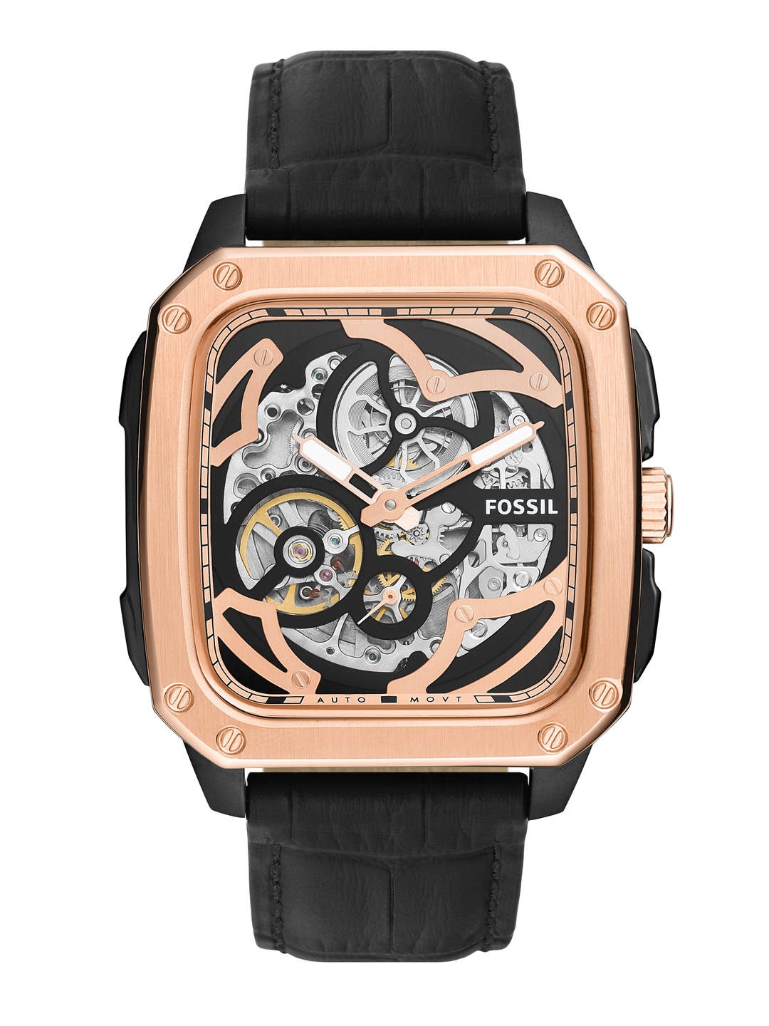 

Fossil Inscription Men Black Analogue Watch ME3205