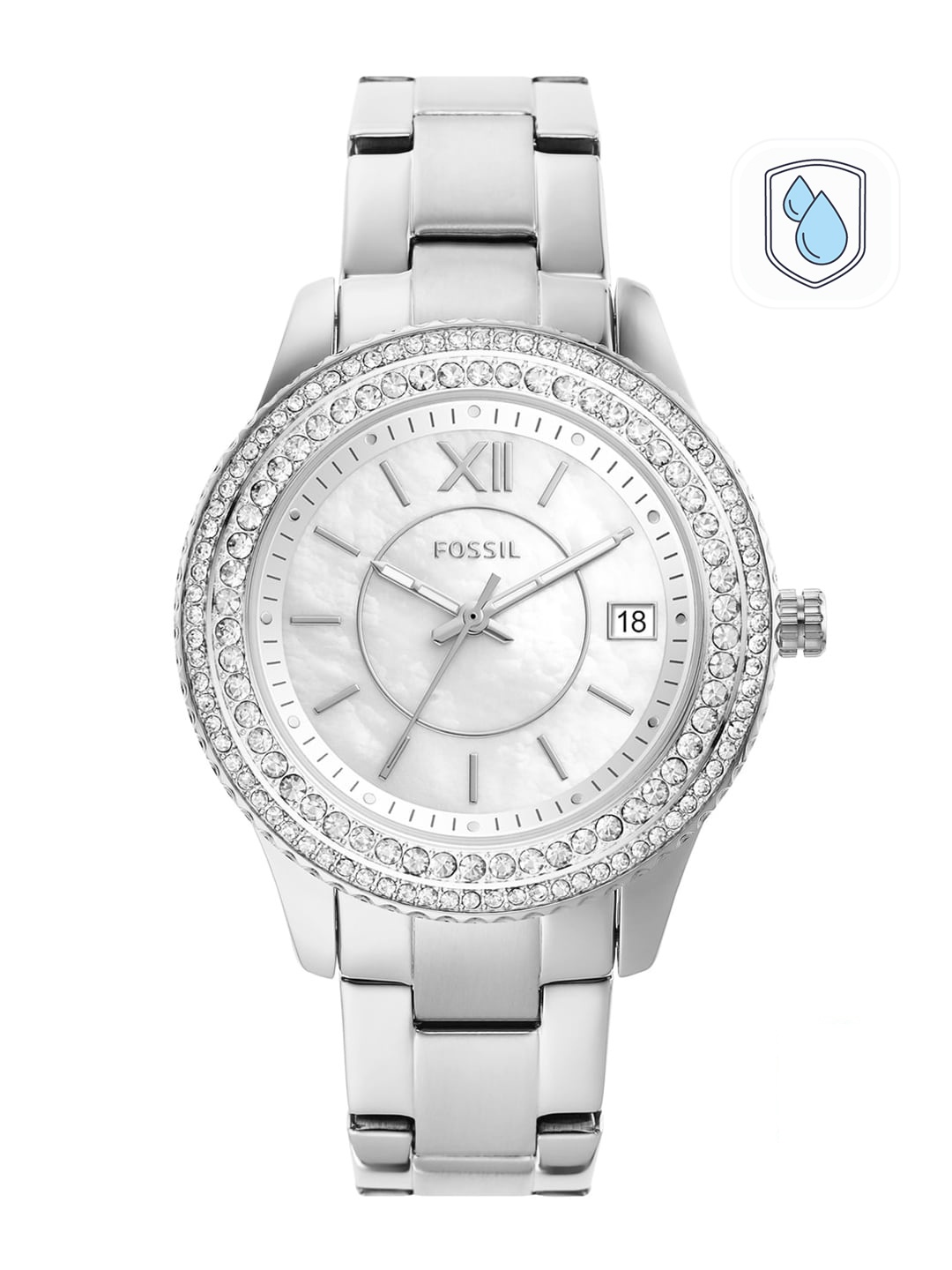 

Fossil Stella Women Silver-Toned Analogue Watch ES5130