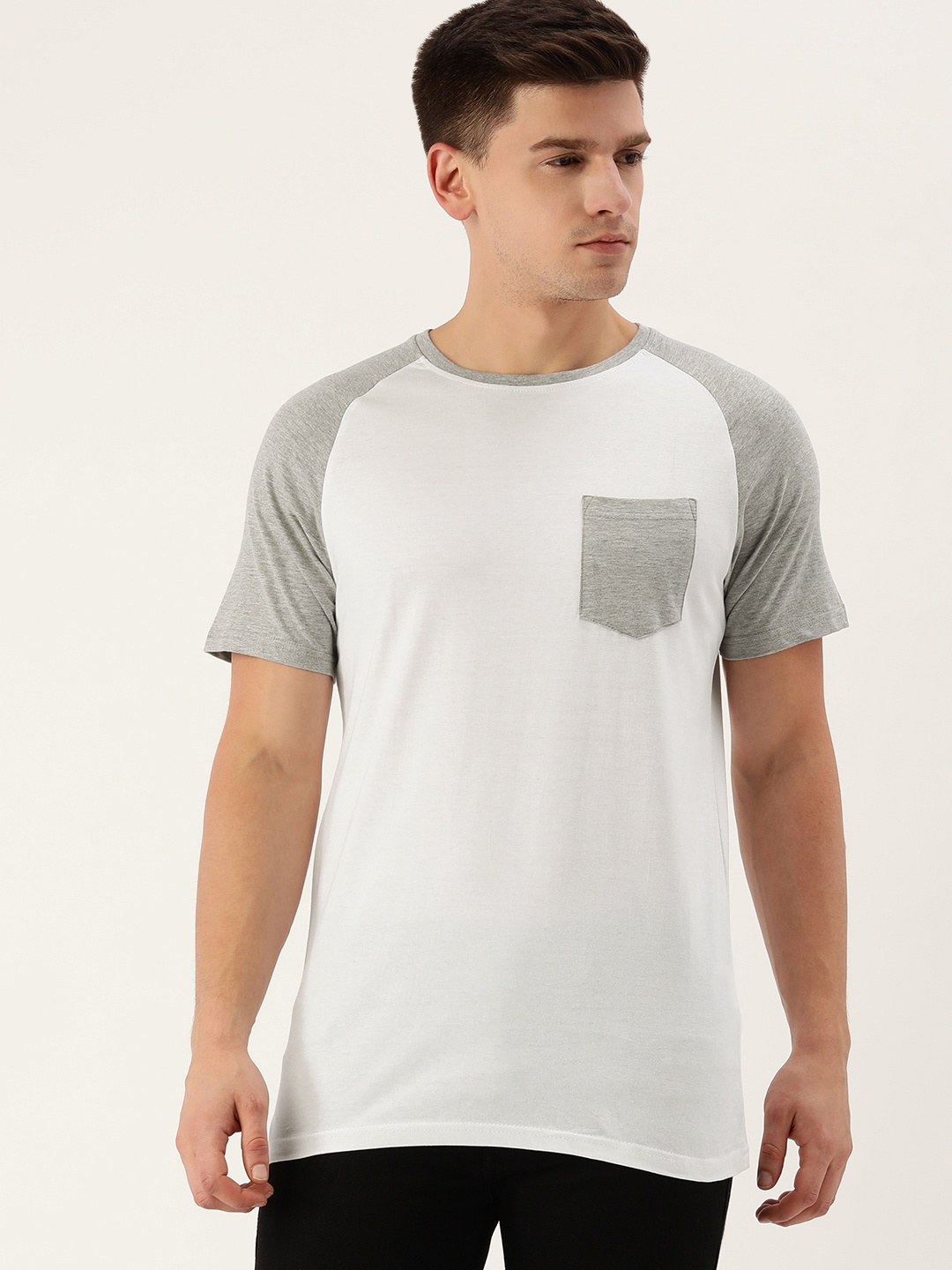 

DILLINGER Men White Pure Cotton T-shirt