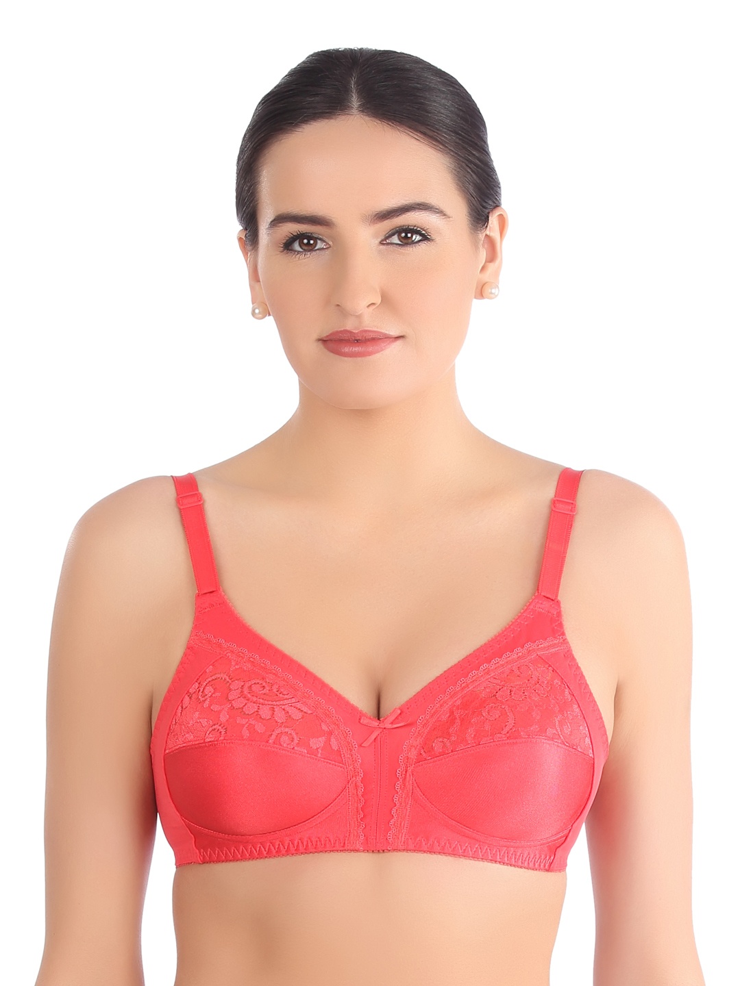 

Triumph Claudette 103 Wireless Non Padded Full Coverage Support Classics Bra, Orange