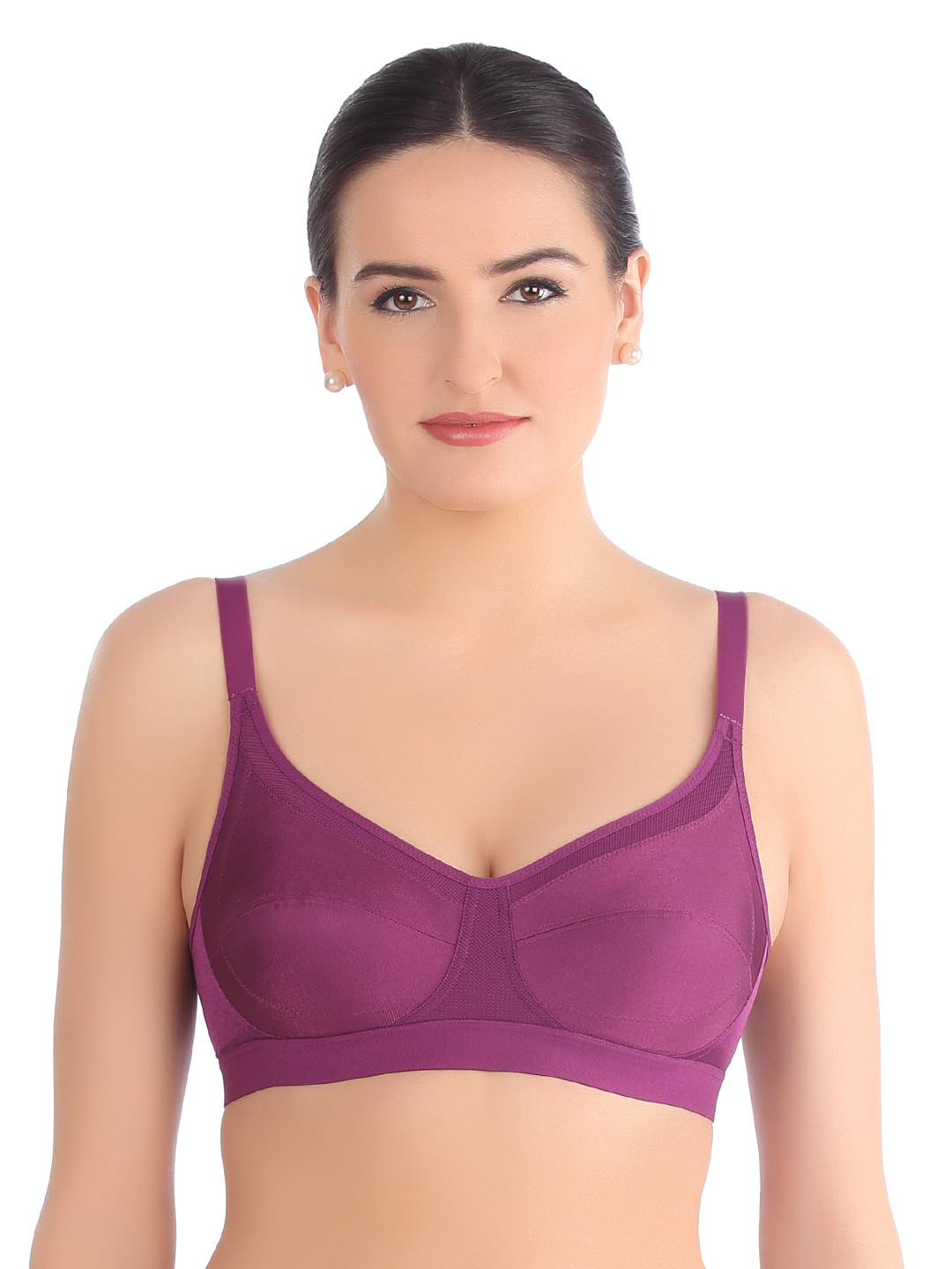 

Triumph Triaction 64 Wireless Non Padded Low Intensity Sports Bra, Purple