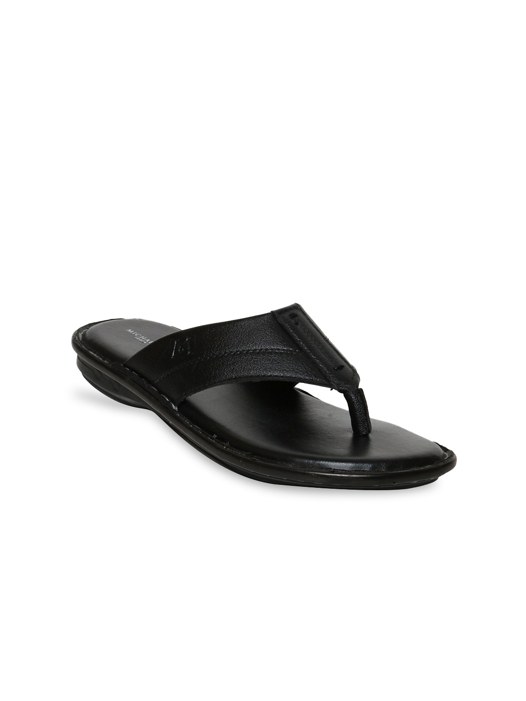

MICHAEL ANGELO Men Black PU Comfort Sandals
