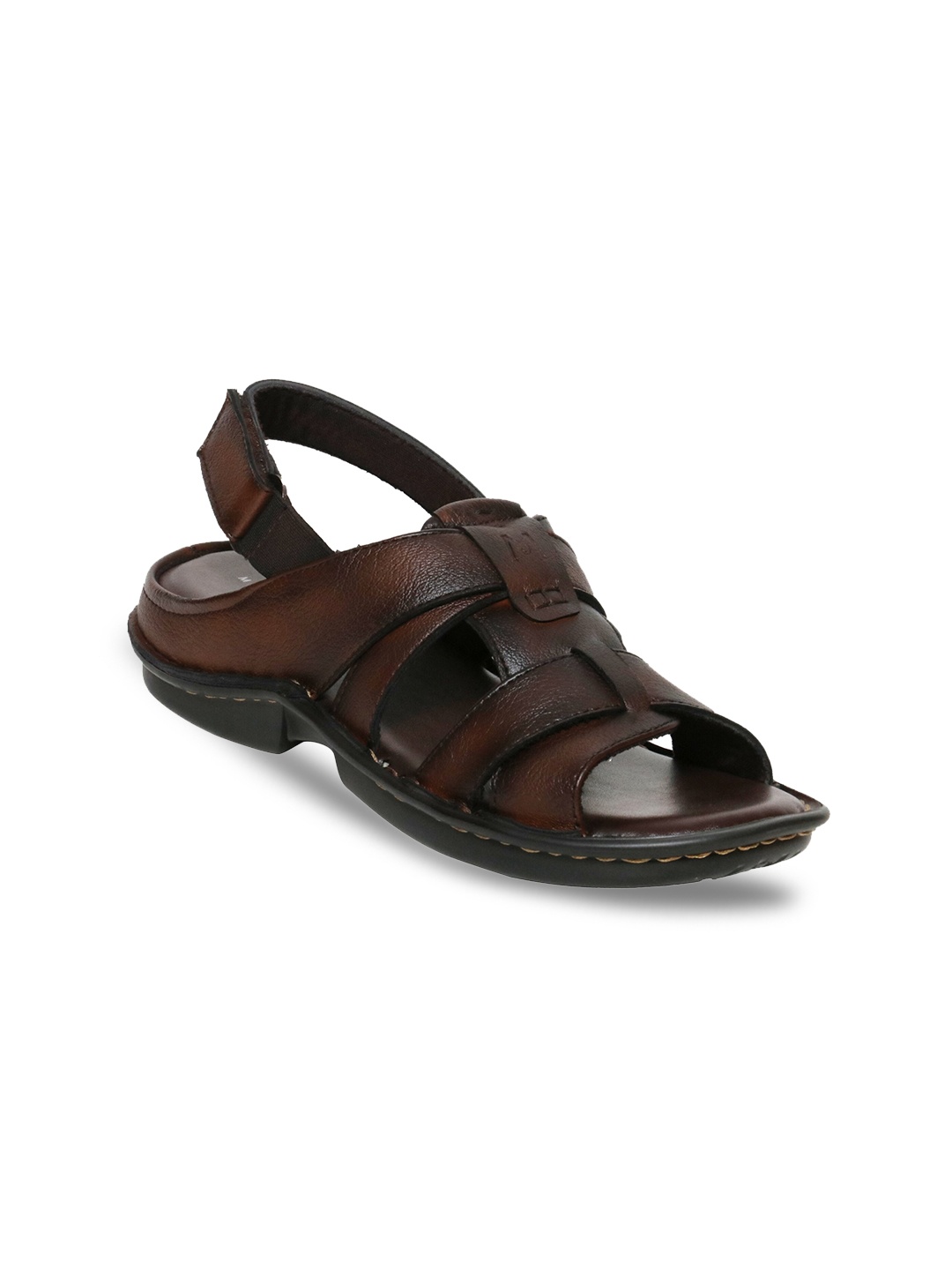

MICHAEL ANGELO Men Brown Comfort Sandals