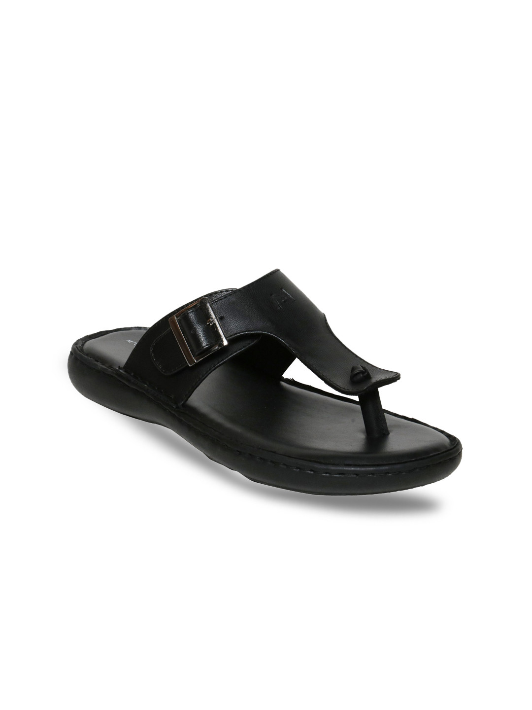 

MICHAEL ANGELO Men Black PU Comfort Sandals
