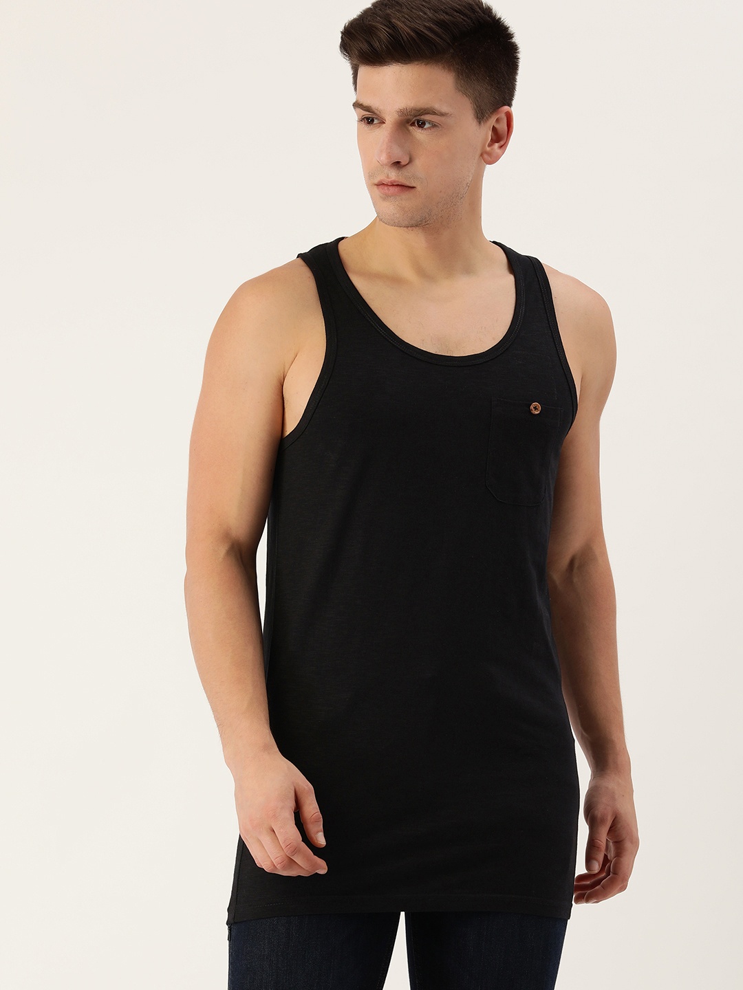 

DILLINGER Men Black Pure Cotton T-shirt