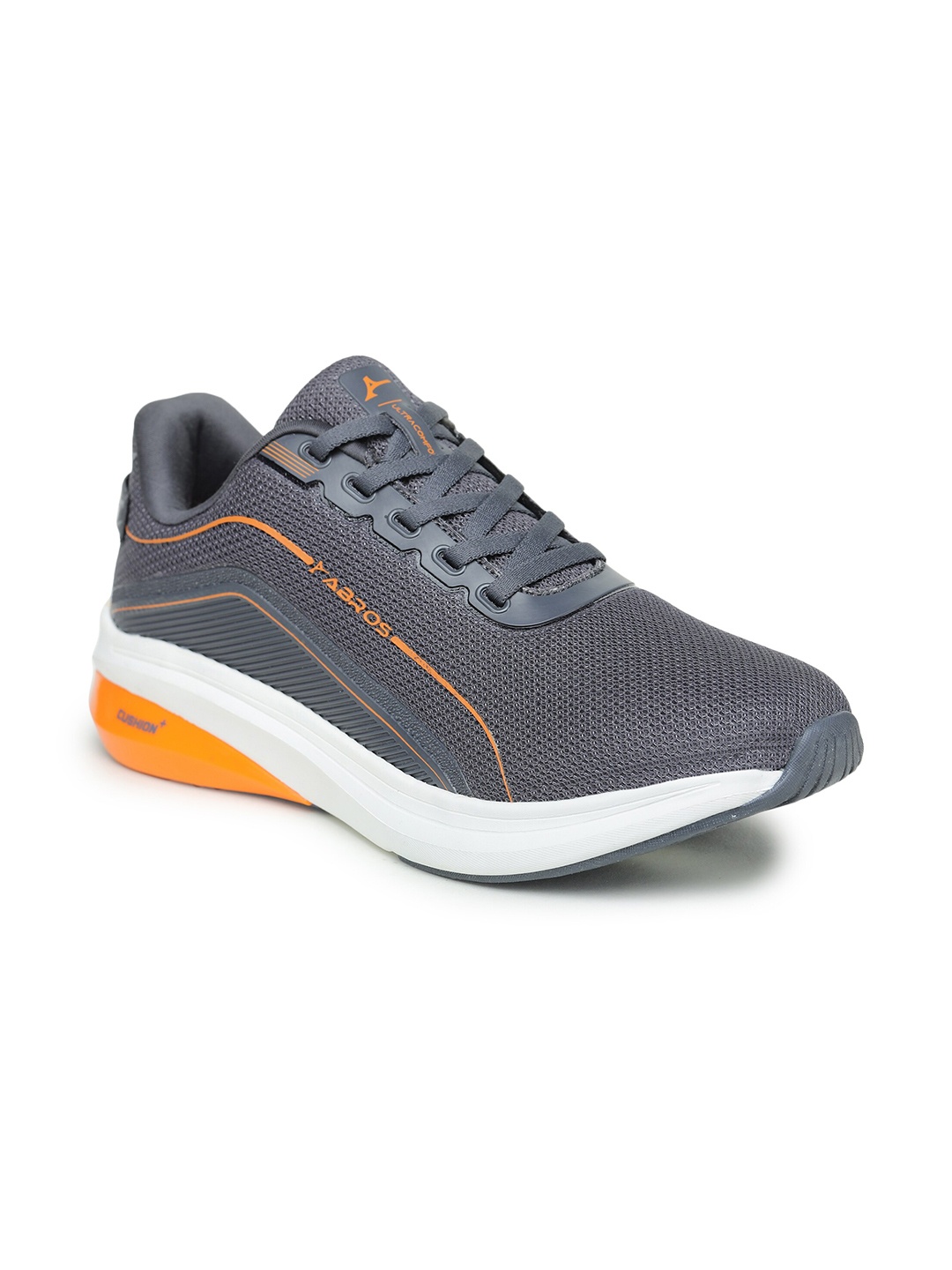 

ABROS Men Grey Mesh Running Shoes