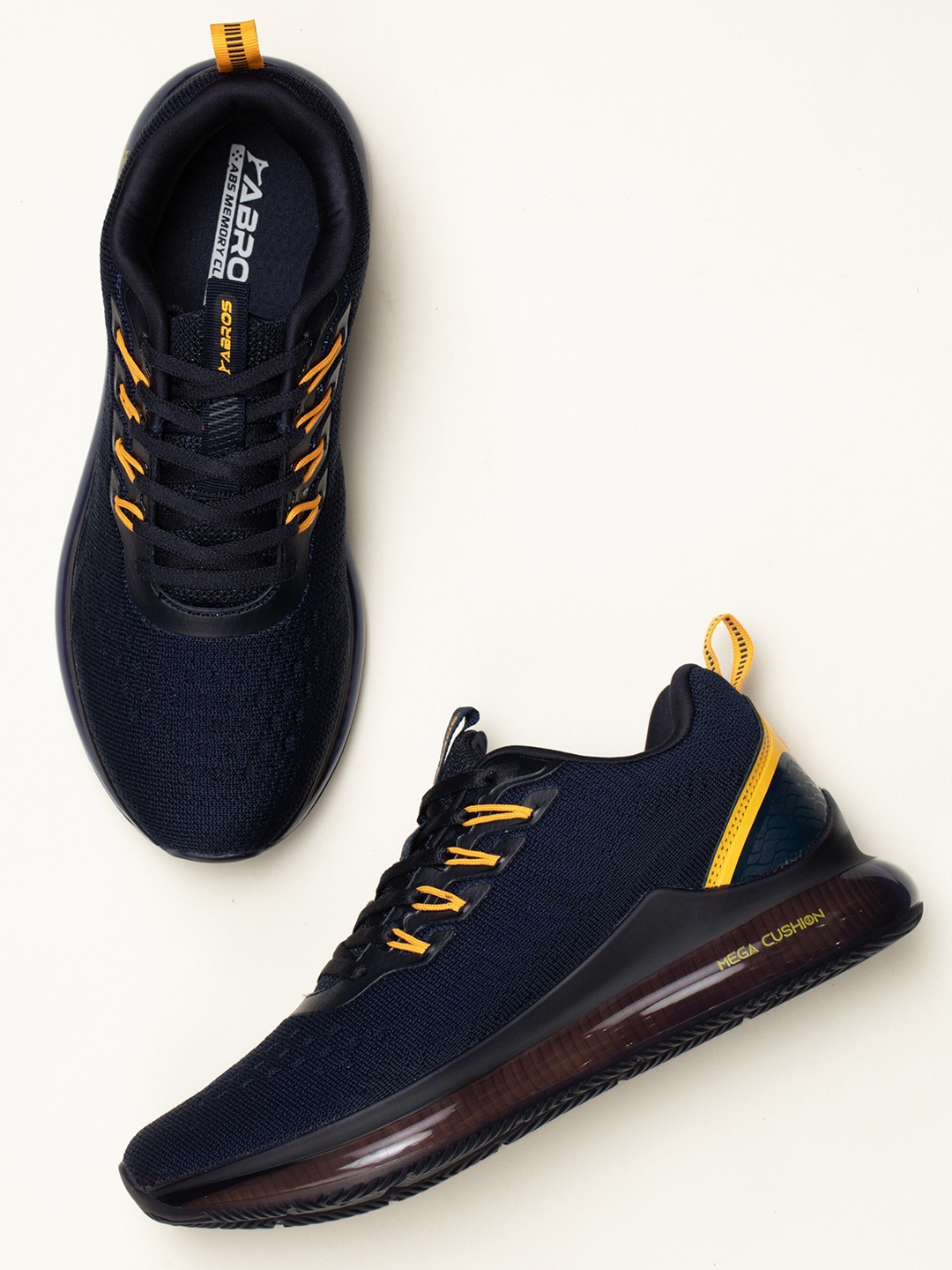 

ABROS Men Fusion Running Sports Shoes, Navy blue