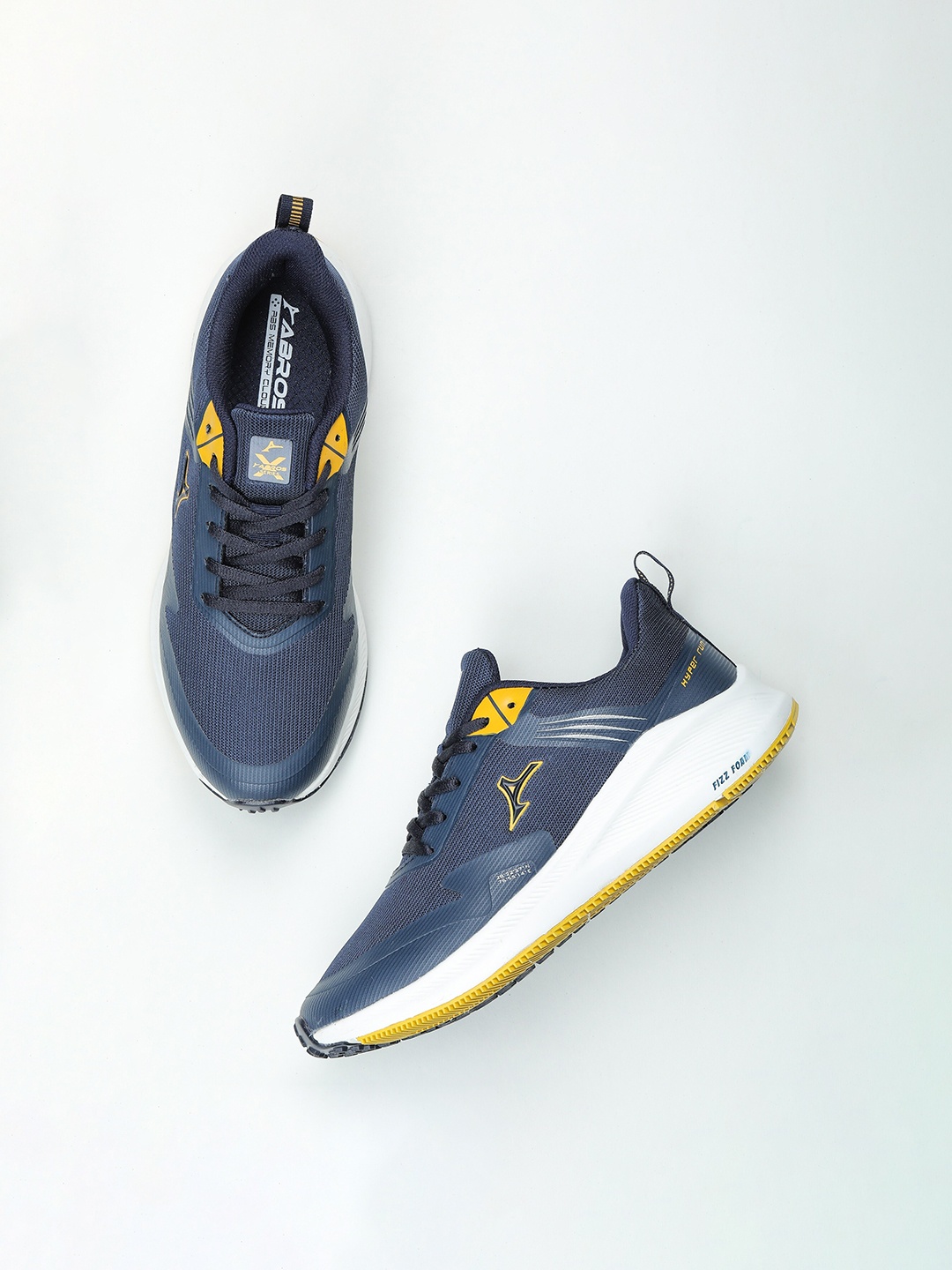 

ABROS Men Pole Star Running Sports Shoes, Navy blue