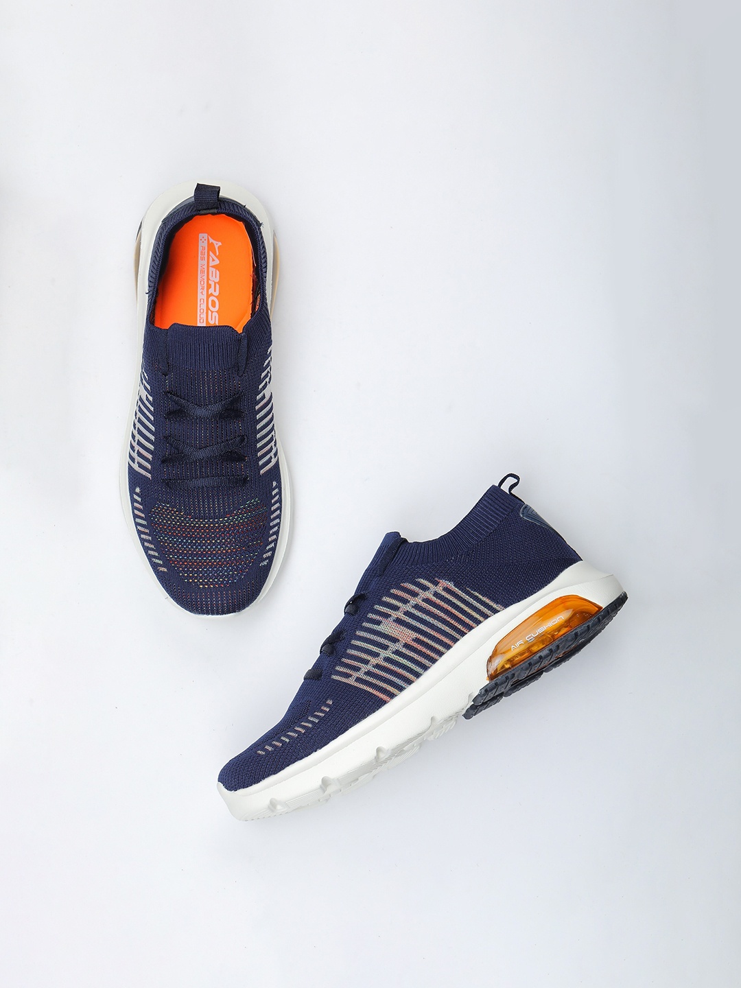 

ABROS Men Chief Running Sports Shoes, Navy blue