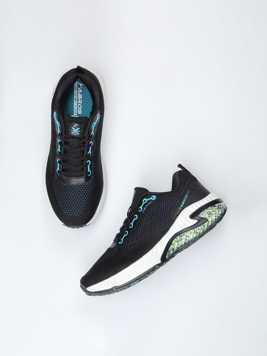 

ABROS Men Triumph Running Sports Shoes, Black