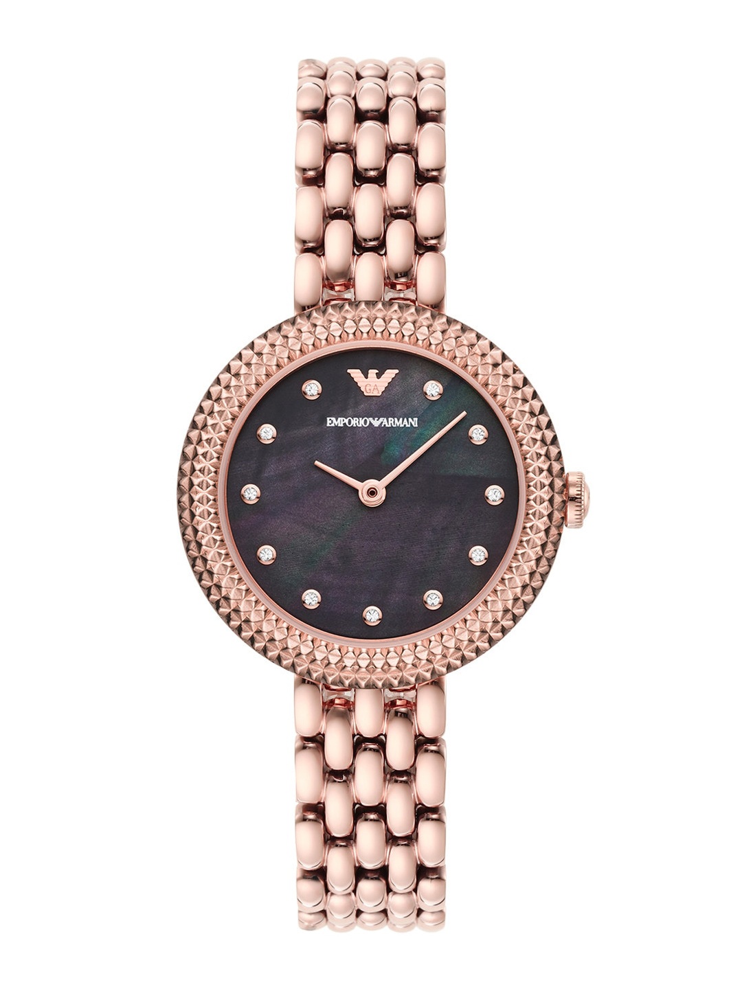 

Emporio Armani Women Multicoloured Watch, Rose gold