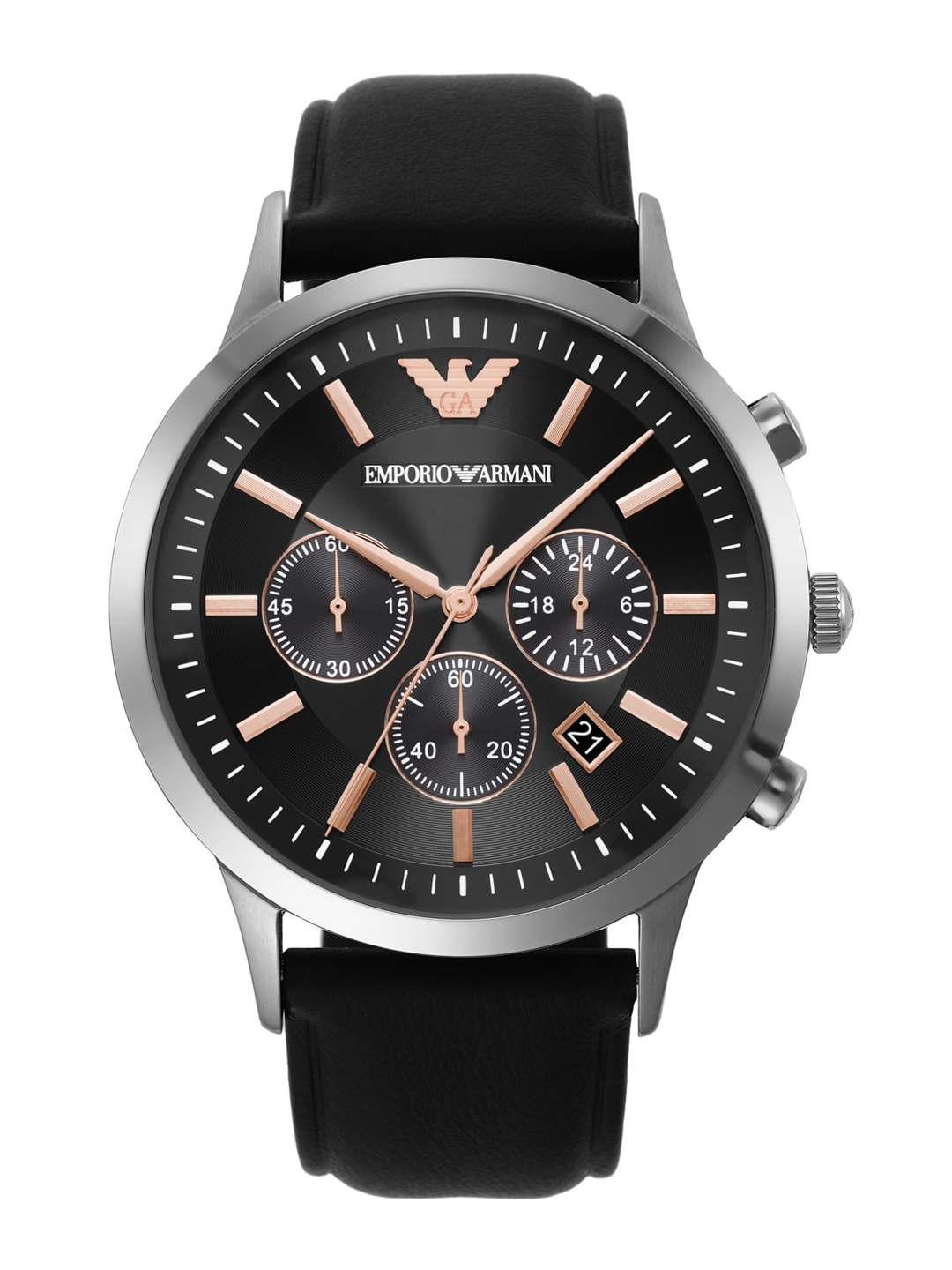 

Emporio Armani Men Black Analogue Watch AR11431